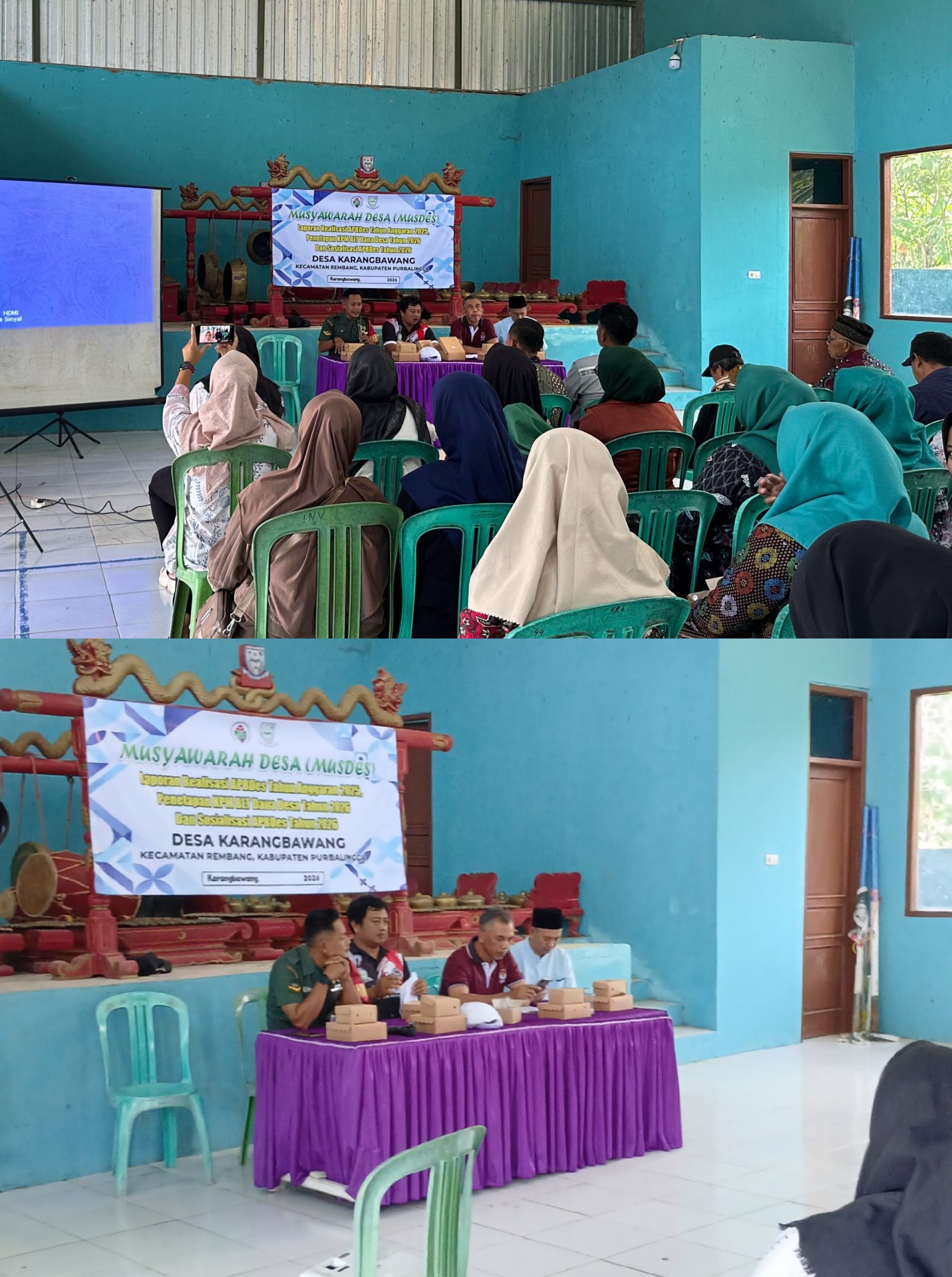 Mengikuti Musyawarah Desa