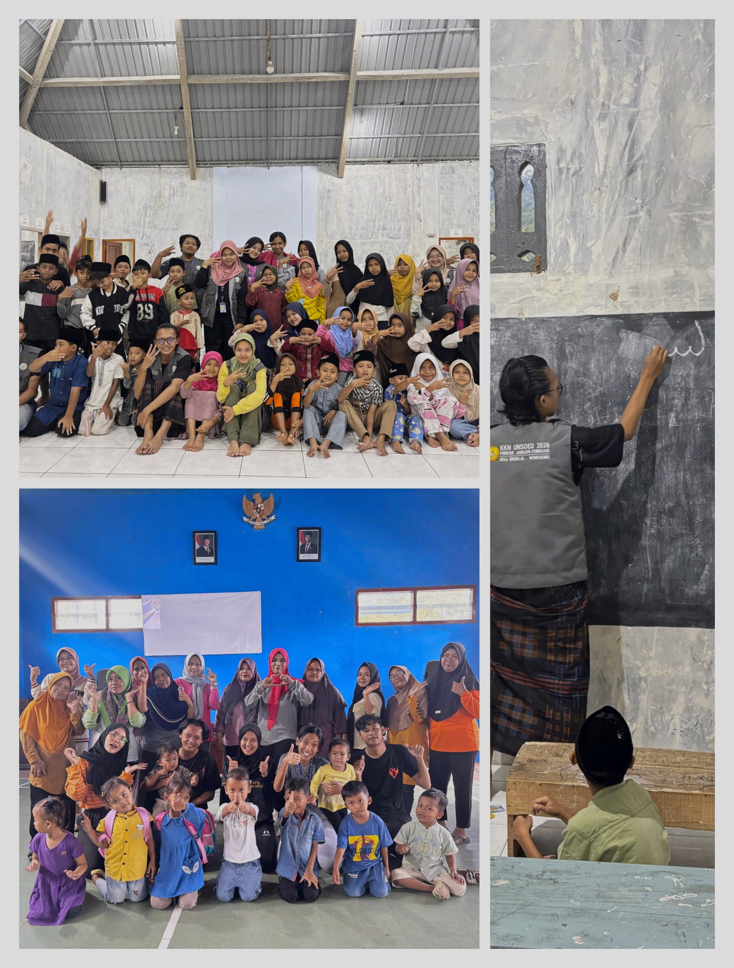 Pagi Bugar Bersama Warga, Sore Haru di Madrasah