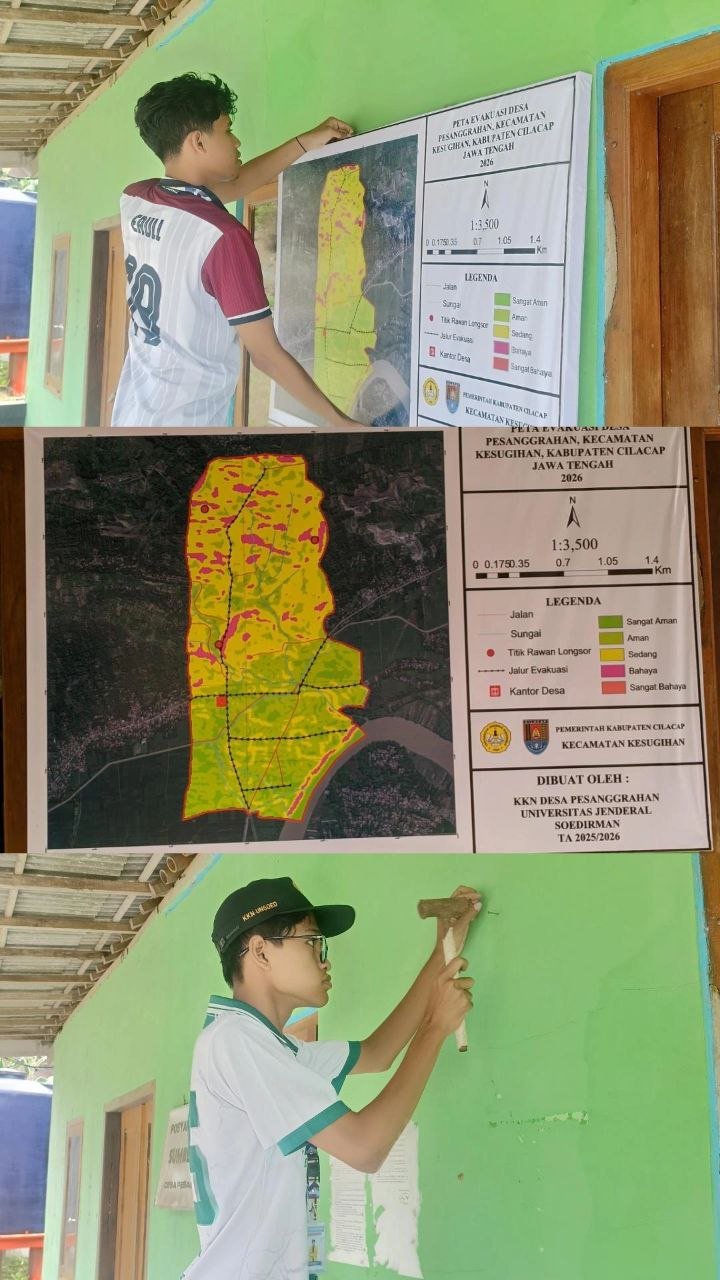 Kegiatan Hari Ke 24 | Pemasangan Peta