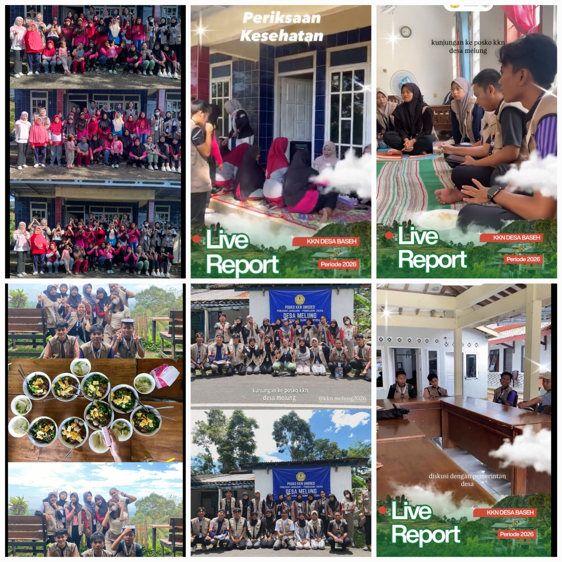 D-23 Senam Lansia, Kunjungan Desa Melung, dan Koordinasi Acara Besar