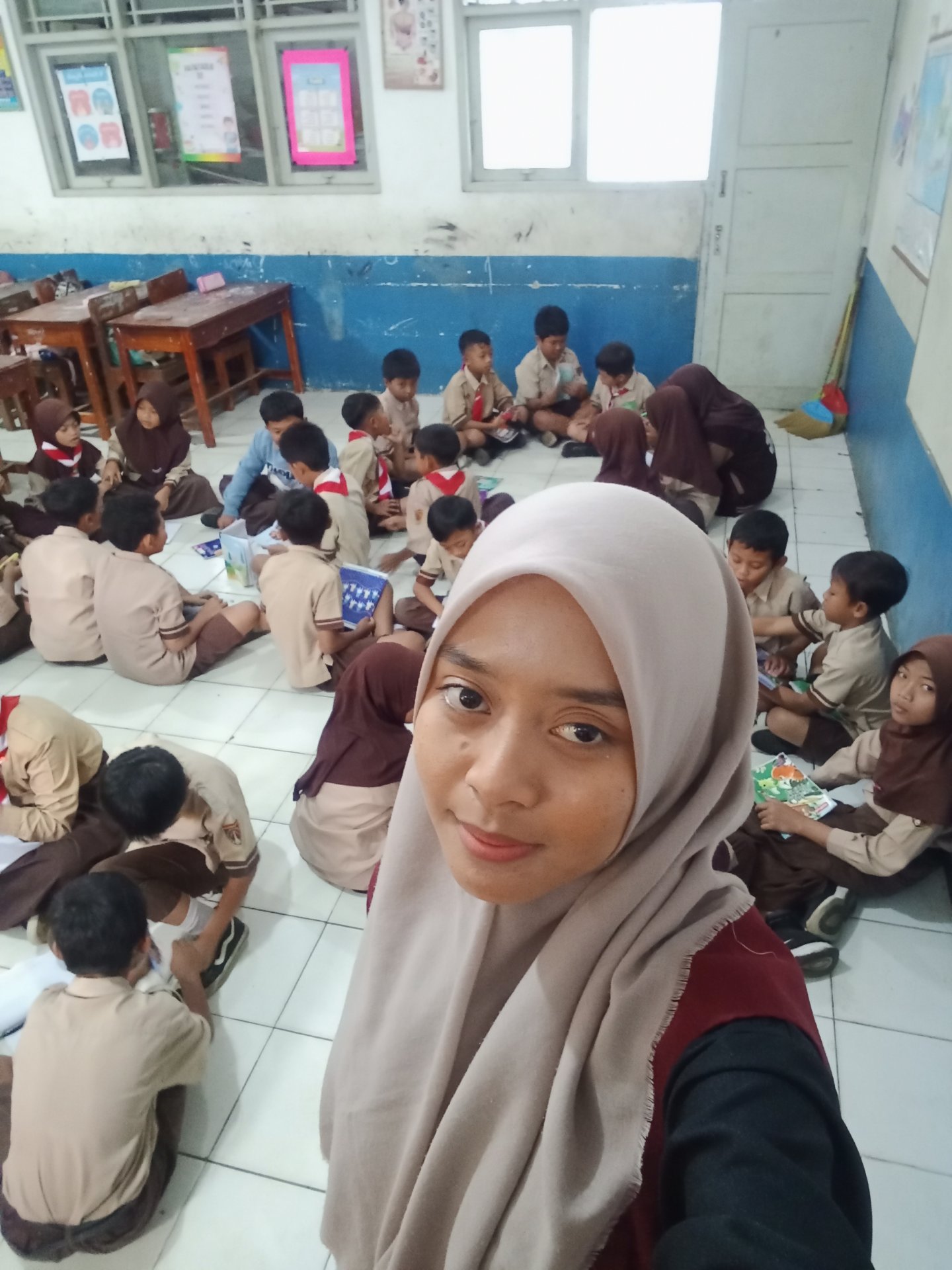 Day 24,KKN Gunung Jaya Mengajar terkait membaca dan bercerita