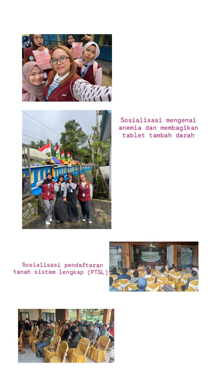 Day 20 Sosialisasi Anemiaserta membagikan teblat tambah darah kepada siswa/i dan mengikuti kegiatan Soialisasi Tanah Sistem Lengkap (PTSL)