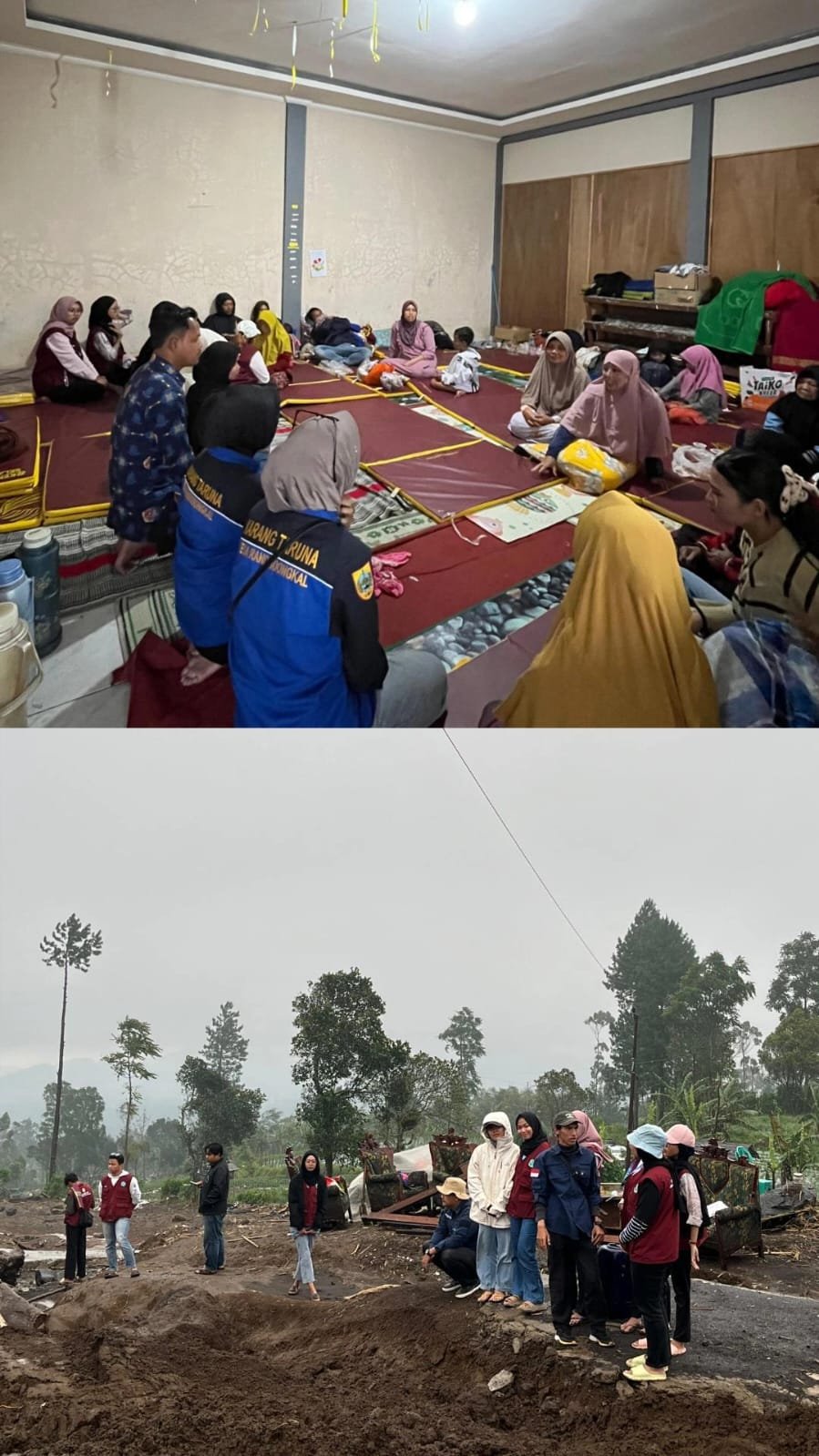 Penyaluran Bantuan Korban Banjir di Desa Penakir, Kecamatan Pulosari