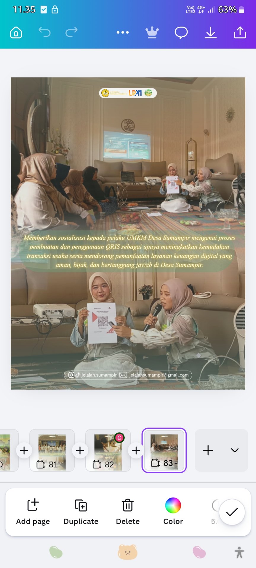 Pembuatan desain proker recap minggu ke 3