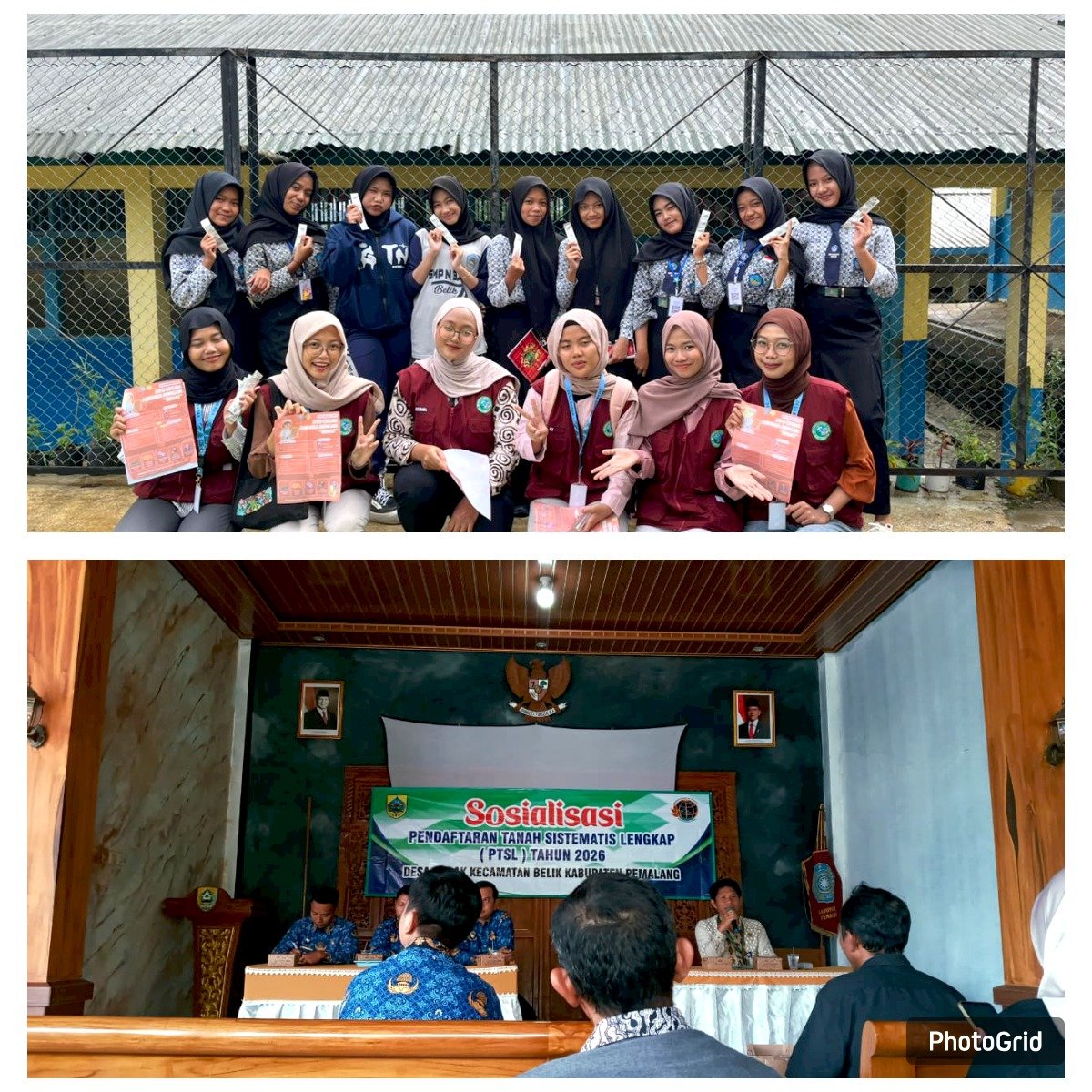 Sosialisasi Anemia dan Pemberian Tablet Tambah Darah kepada Siswi SMPN 3 Belik dan Sosialisasi Pendaftaran Tanah Sistematis Lengkap