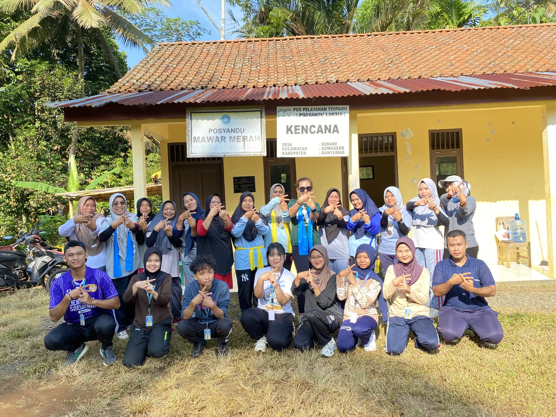 Senam bersama dan pengembangan sarana pendidikan