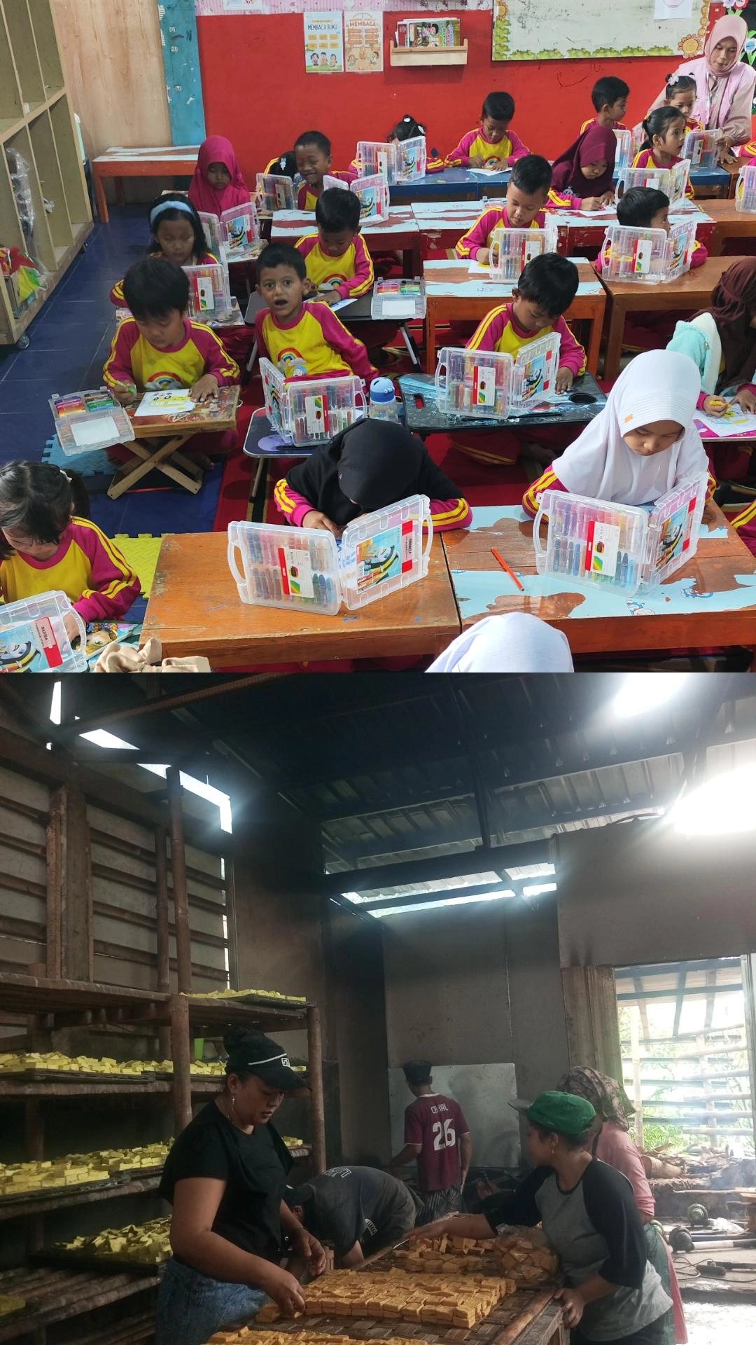 Day 25 KKN : GEMA (Gerakan Mewarnai Asik) dan Digitalisasi UMKM