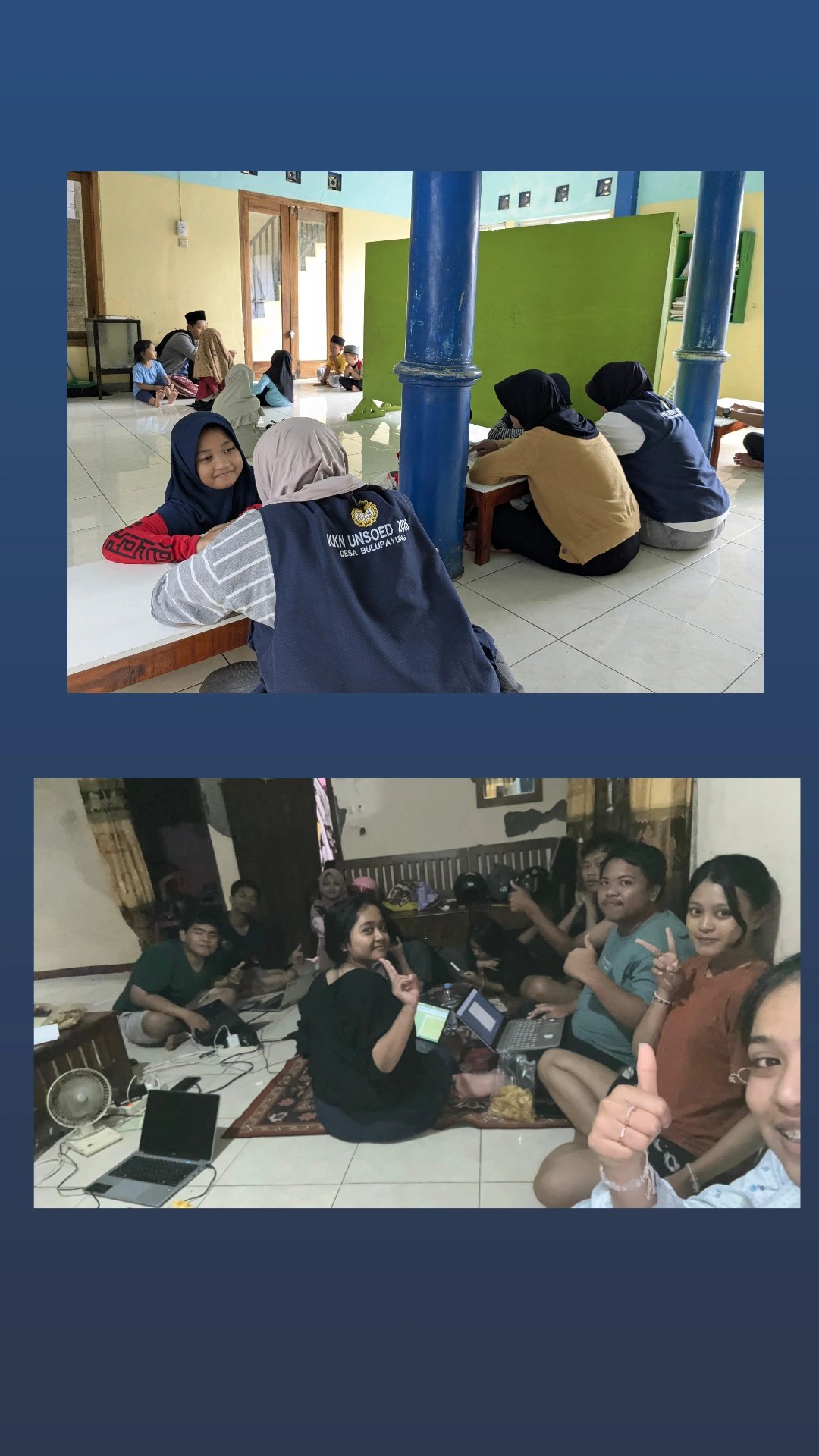 Mengajar ngaji tpq nurul huda,mengantar surat dan sowan,jalan jalan menggunakan sepeda ,mengerjakan jurnal