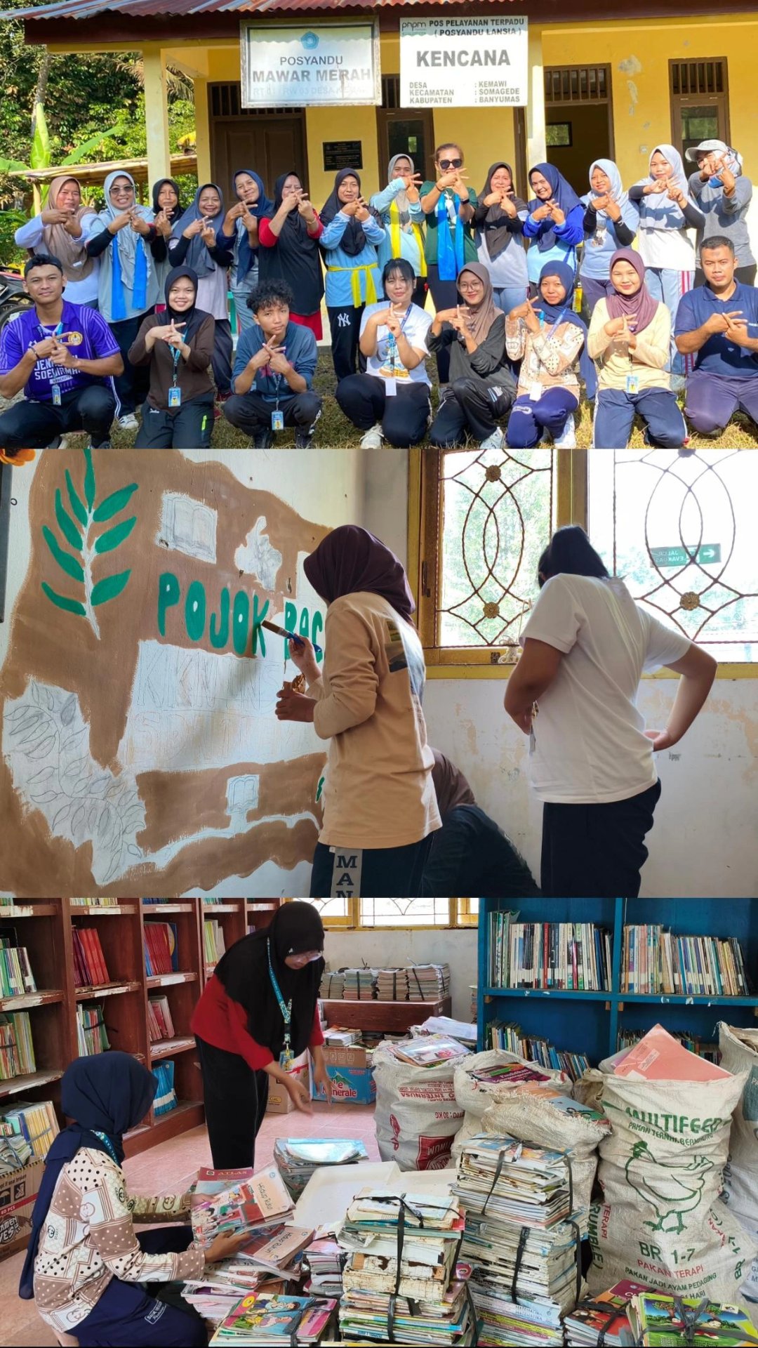 (Day 25) Kegiatan Senam Pagi dan Revitalisasi Sarana Pendidikan