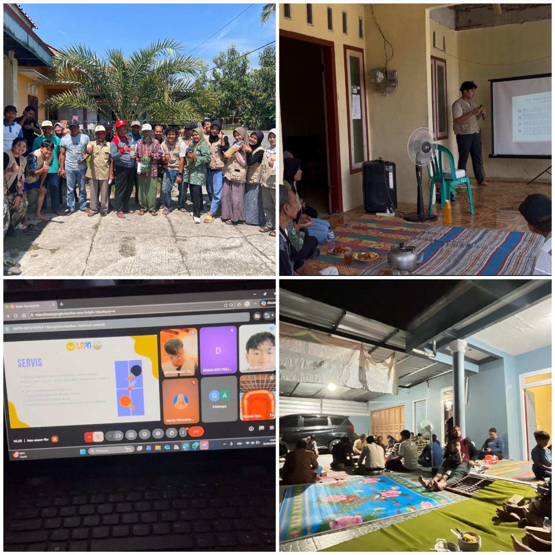 Day 25- Sosialisasi Pestisida Nabati, TM lomba tenis meja tingkas SD Desa Ciwuni, serta Slapanan Rt 3 Dusun Kubangsari