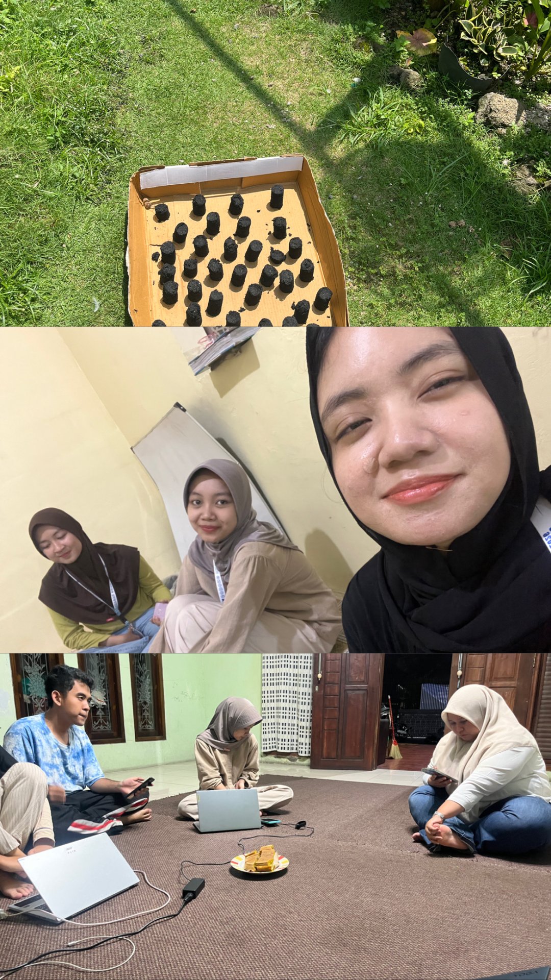 Pembuatan Briket, Pengajian di TPQ, dan Evaluasi Proker oleh Mba Nandha