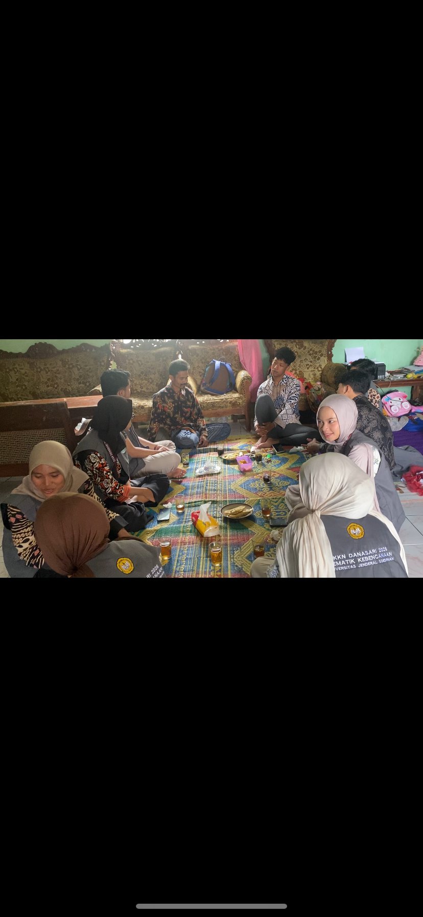 Sowan ke rumah bapak kepala dusun 3