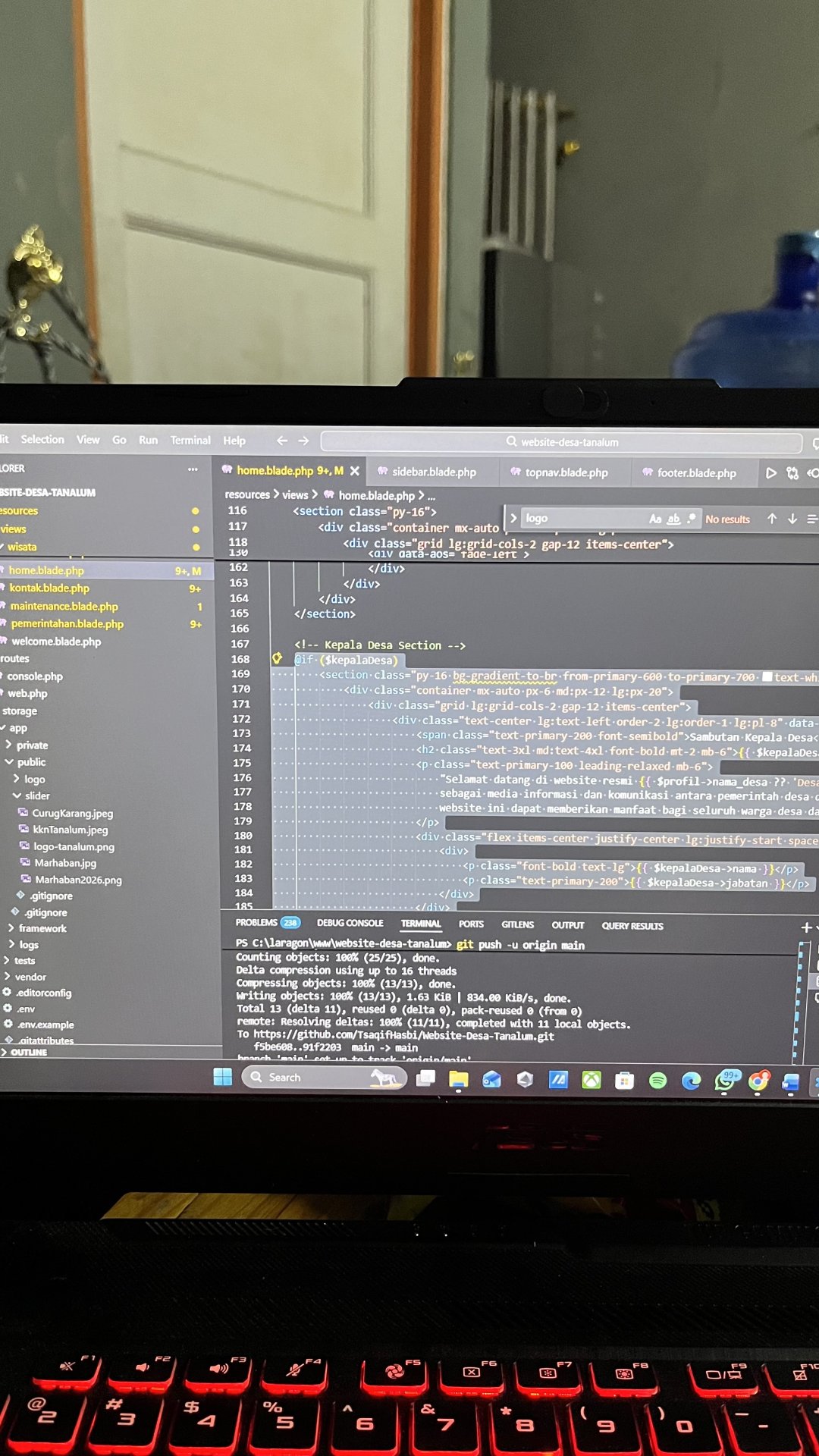 Optimalisasi Website Desa Tanalum