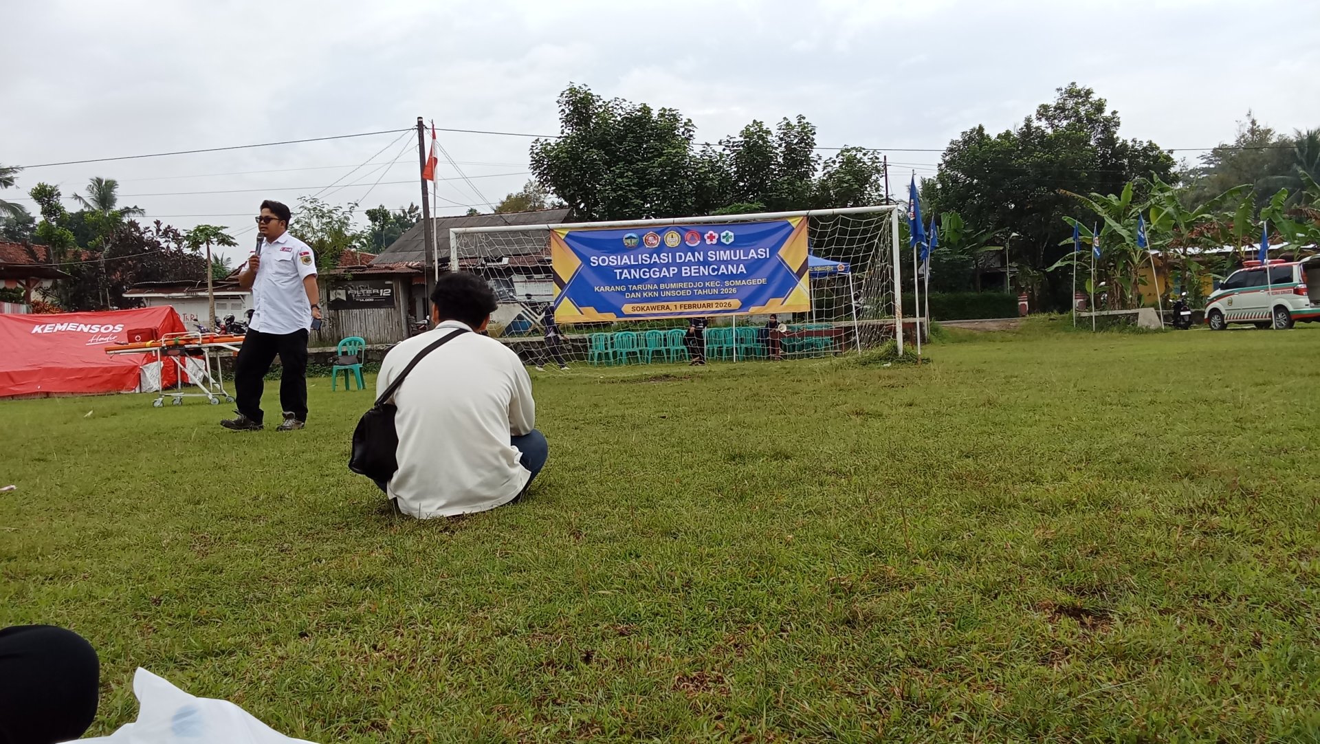 DAY 26 KKN - SOSIALISASI DAN SIMULASI TANGGAP BENCANA