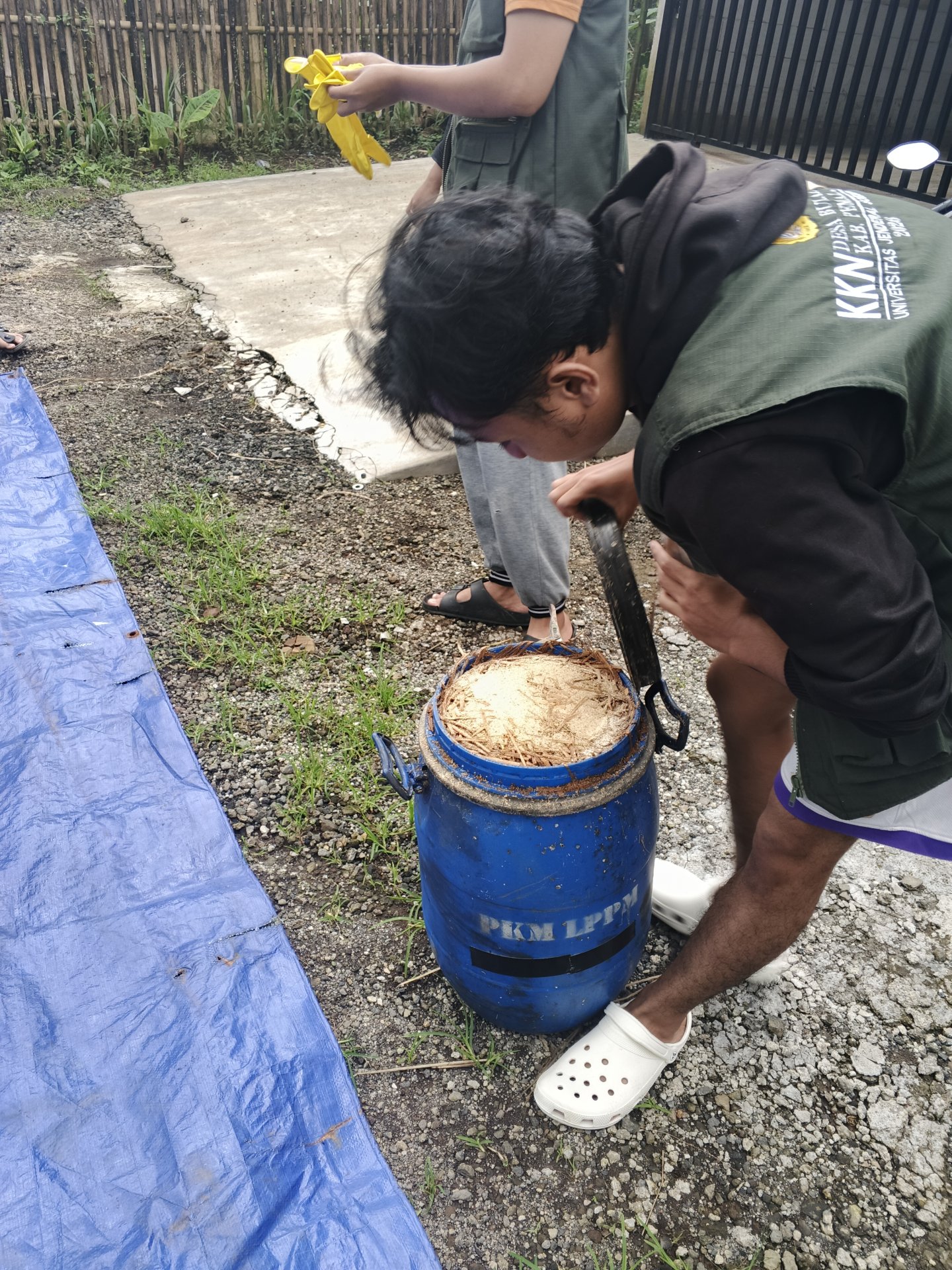 KKN HARI KE 25 PENERAPAN PAKAN SILASE UNTUK TERNAK