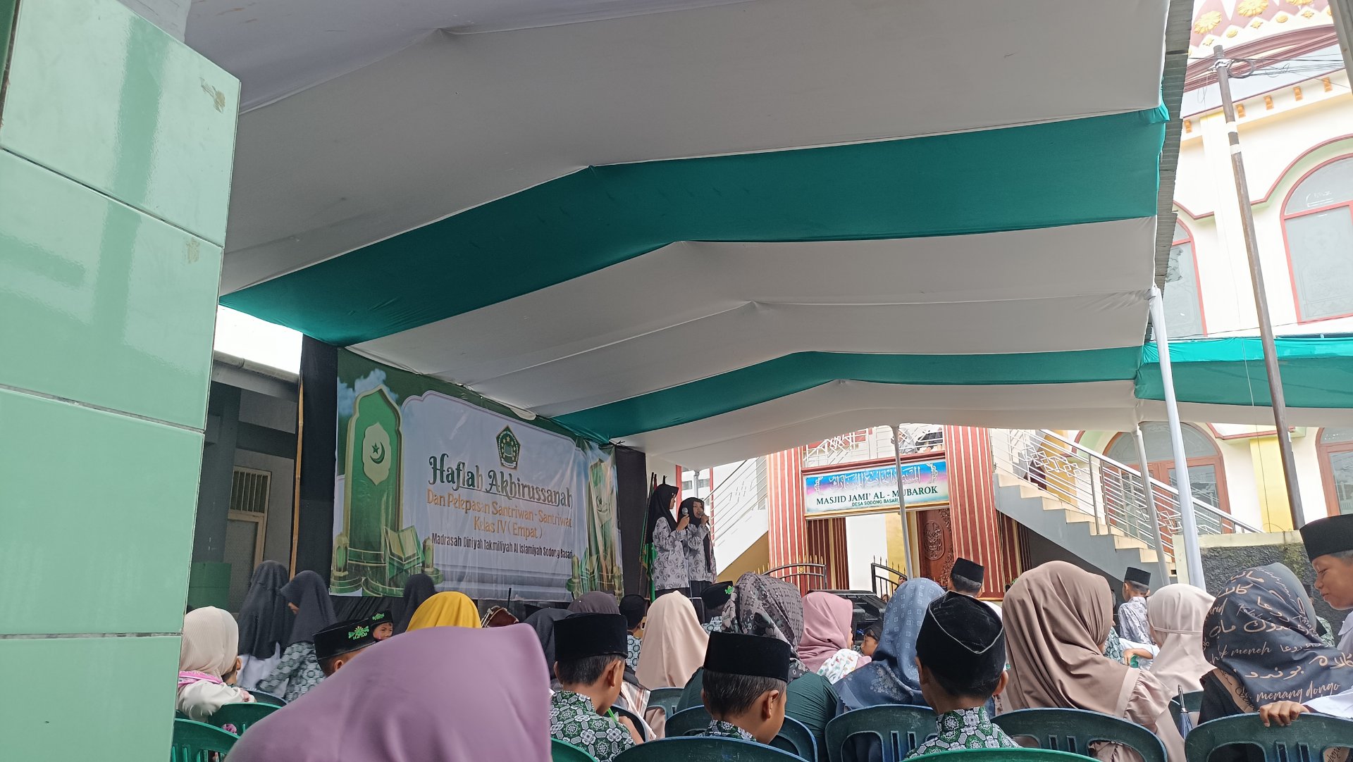 Kkn day 26 - mengikuti pengajian madrasah diniyah desa sodong basari