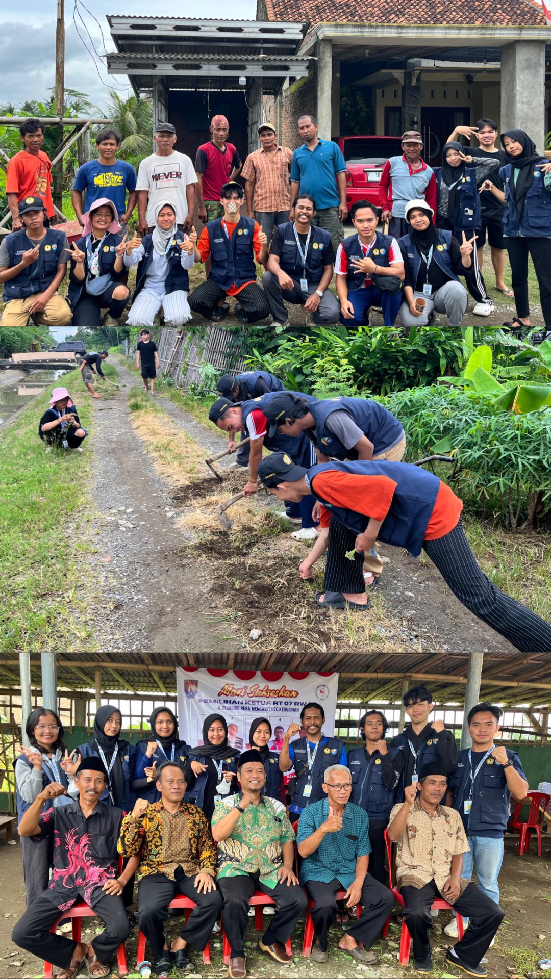 KKN DAY 26 - Kerja Bakti, Menghadiri pemilihan RT