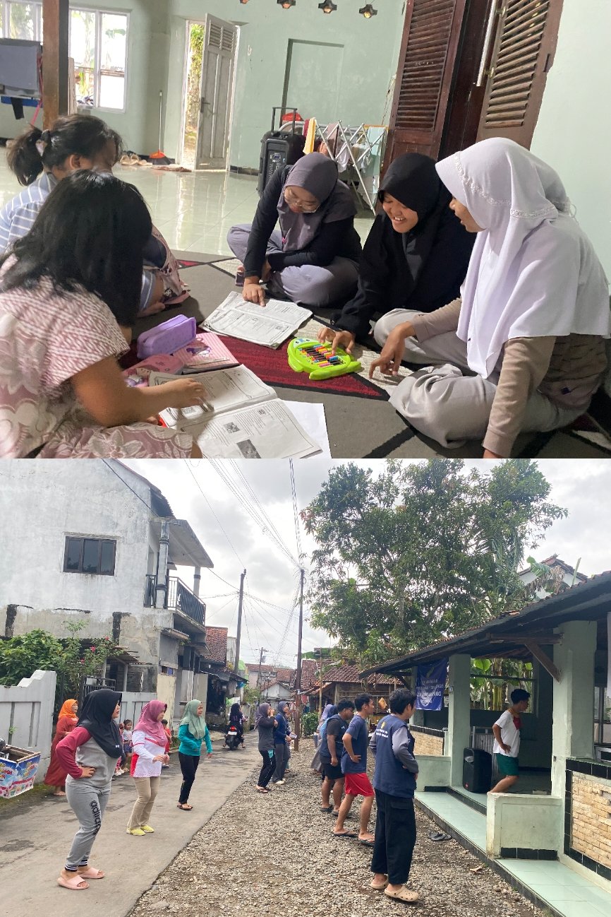 Senam Bersama dan Bimbingan Belajar