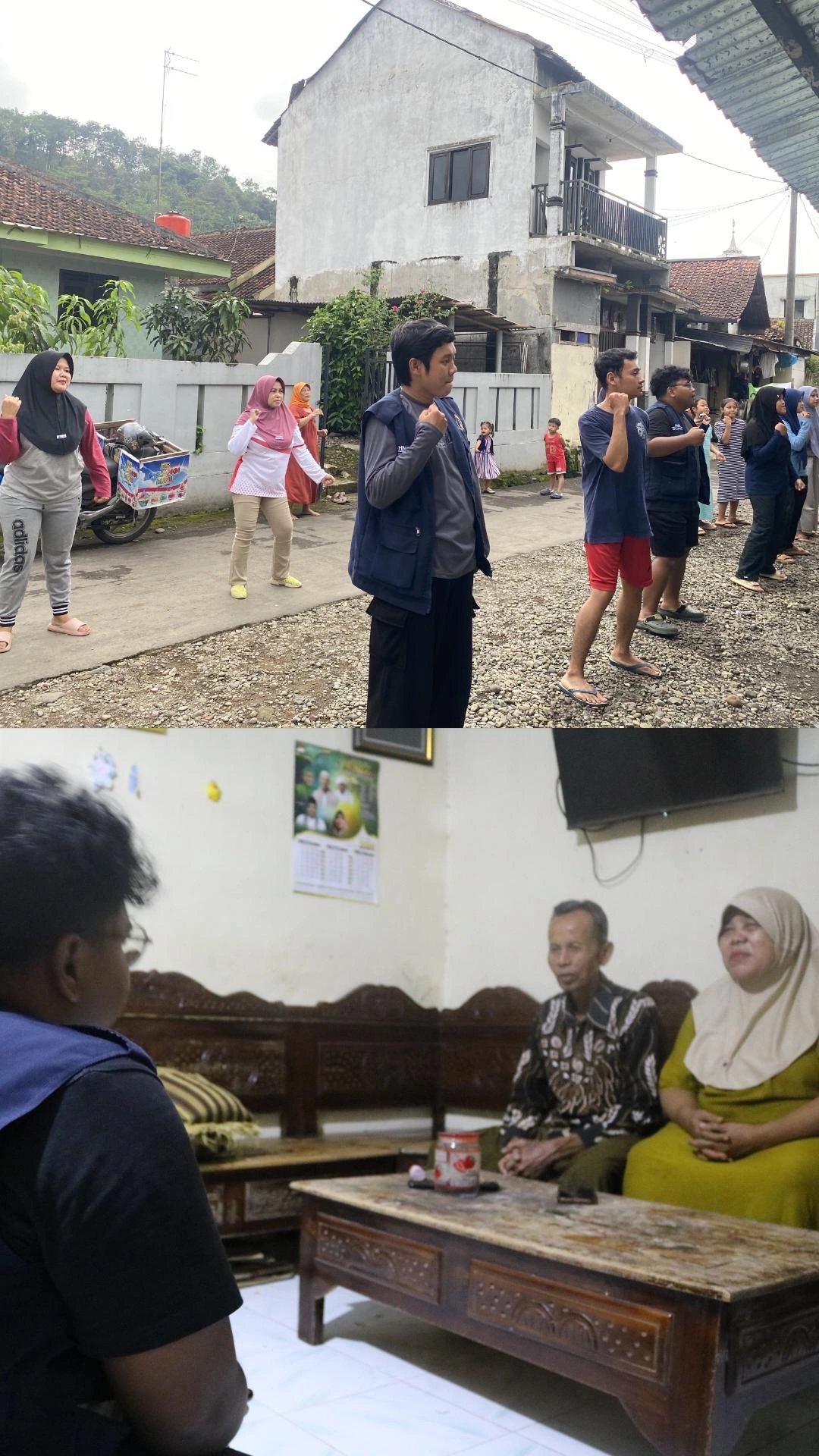 Senam Bersama Ibu-Ibu dan Pendampingan UMKM