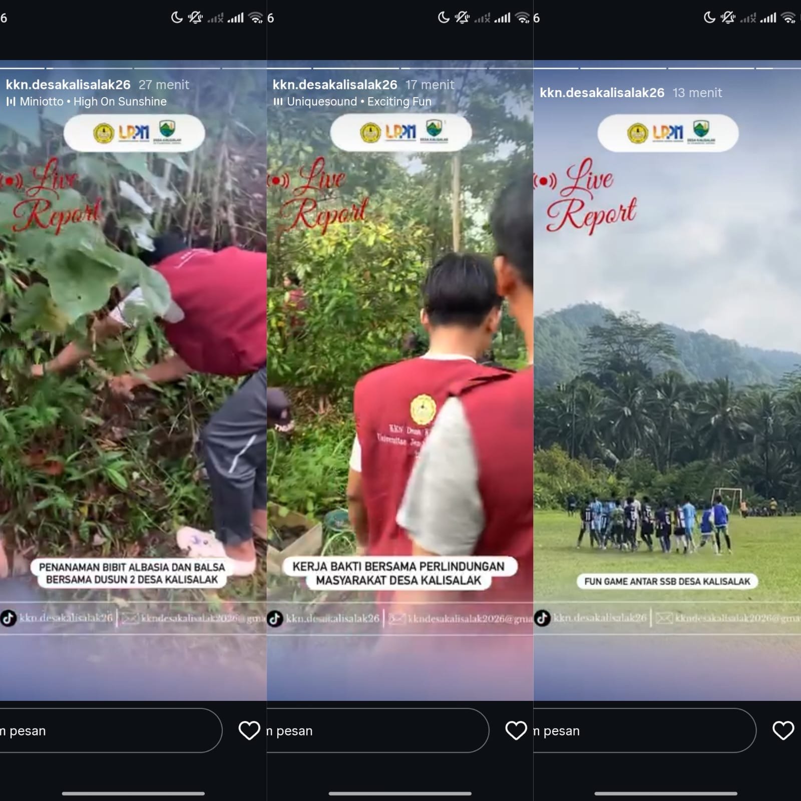 HARI KE 26 KKN DI DESA KALISALAK