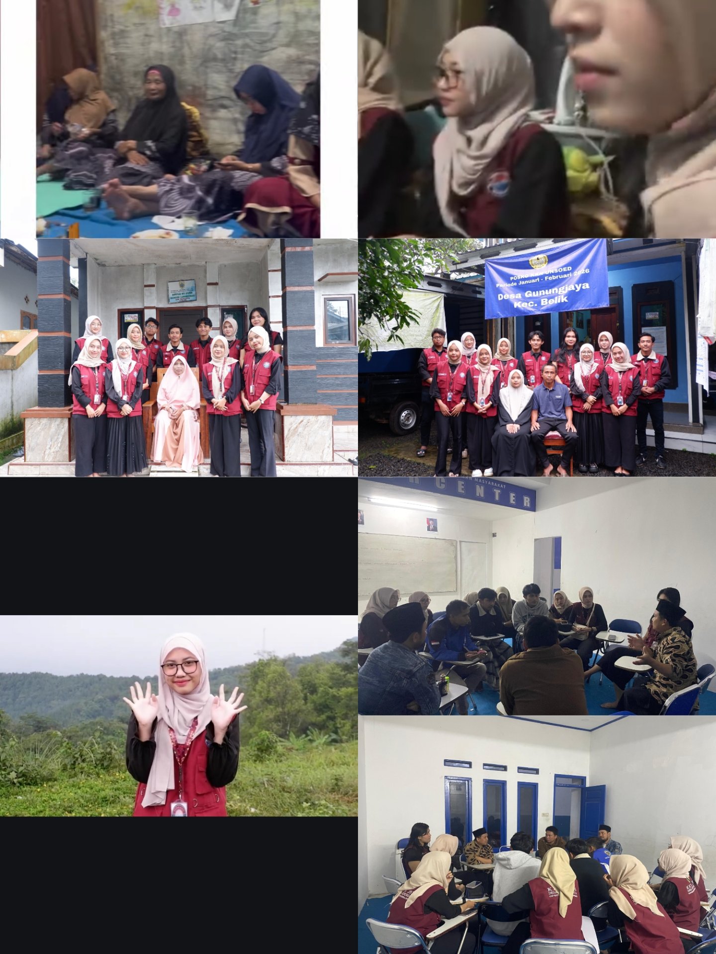 Silaturahmi dan Pengajian Rutinan, Dokumentasi Bersama Pemilik Posko, Shooting Aftermovie, serta Rapat Kegiatan Perpisahan KKN Gunungjaya