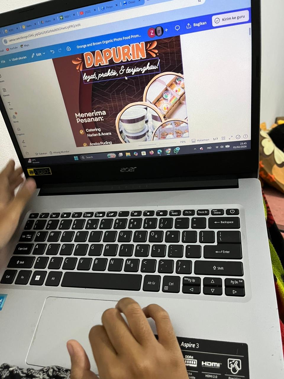 Briefing Persiapan Program Kerja Pemberdayaan Lingkungan dan Pengeditan Pamflet UMKM