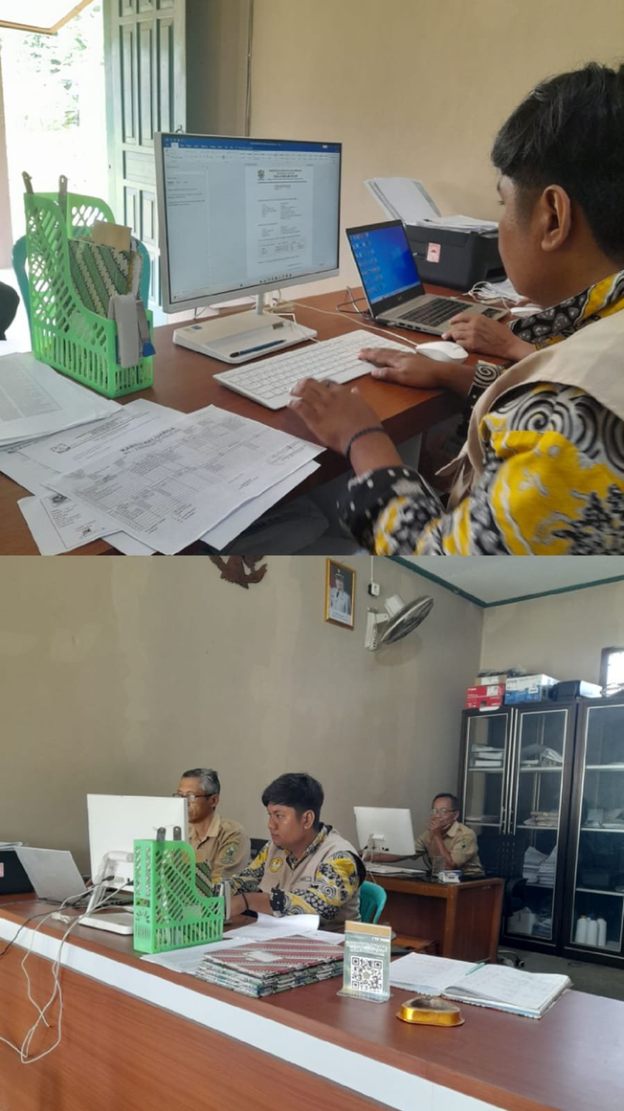 KKN DESA GUMELEM KULON MELAKUKAN PIKET PELAYANAN DESA