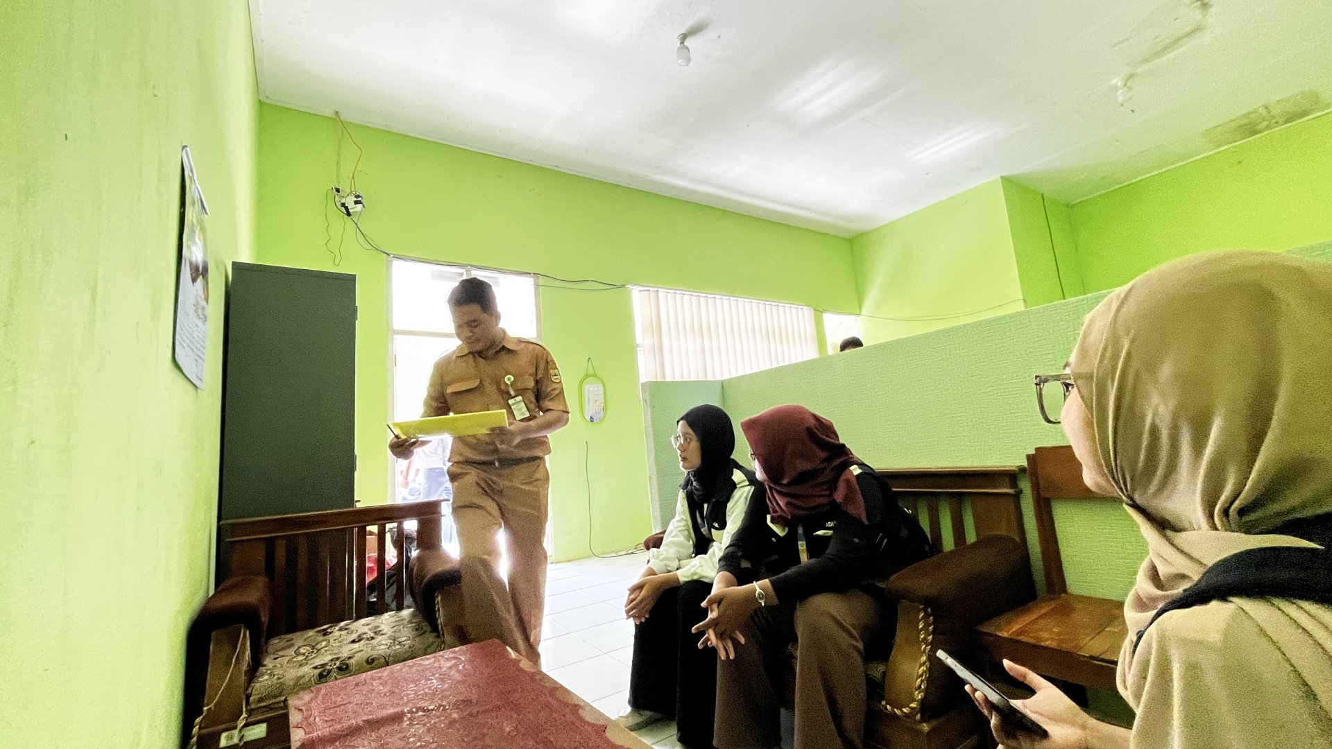 Persiapan sosialisasi bullying di smkn 1 wadas lintang