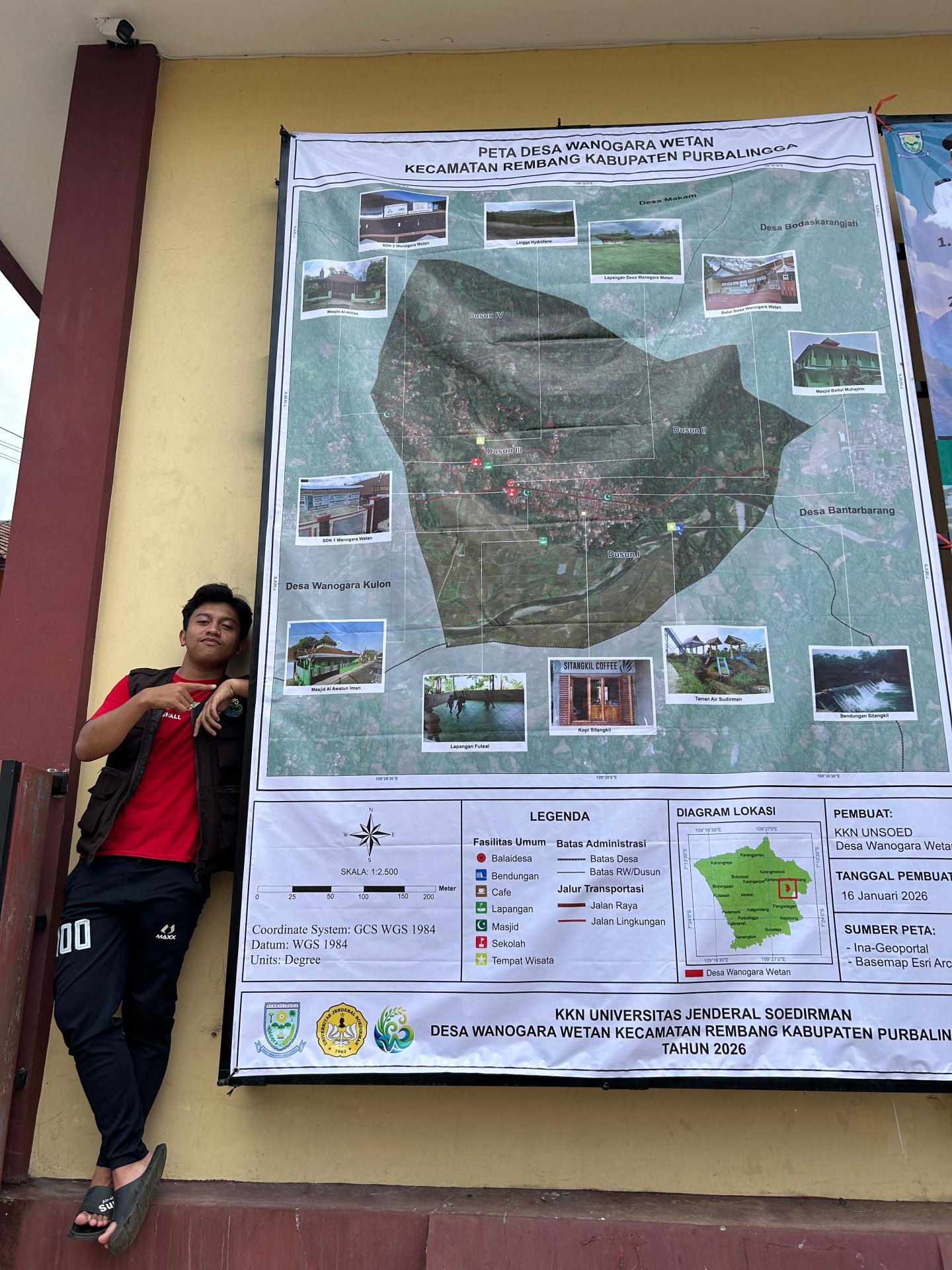 Pemasangan Peta Desa