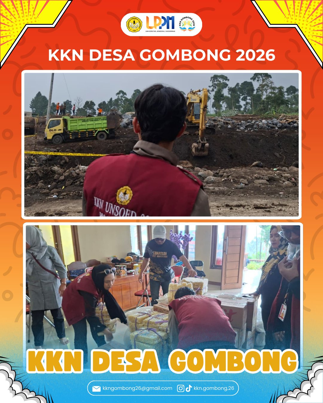 KKN Hari Ke 26: Pemberian Bantuan Terhadap Korban Bencana Di Kecamatan Pulosari