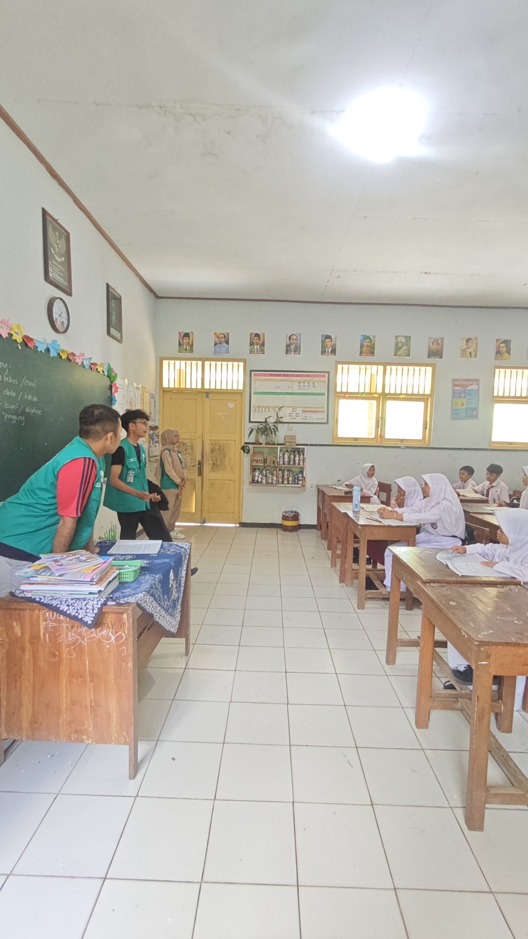 pemilihan duta baca dan partisipasi pelantikan perangkat desa