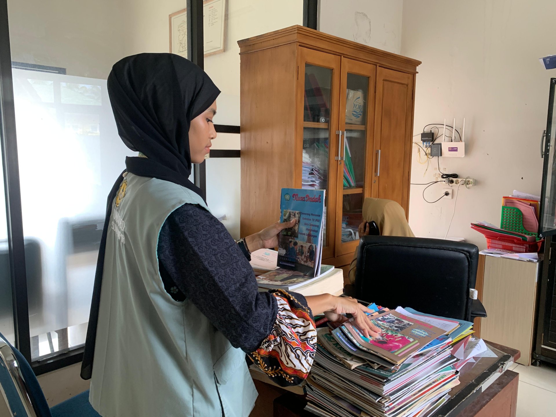 Beres-beres Perpustakaan Baldes