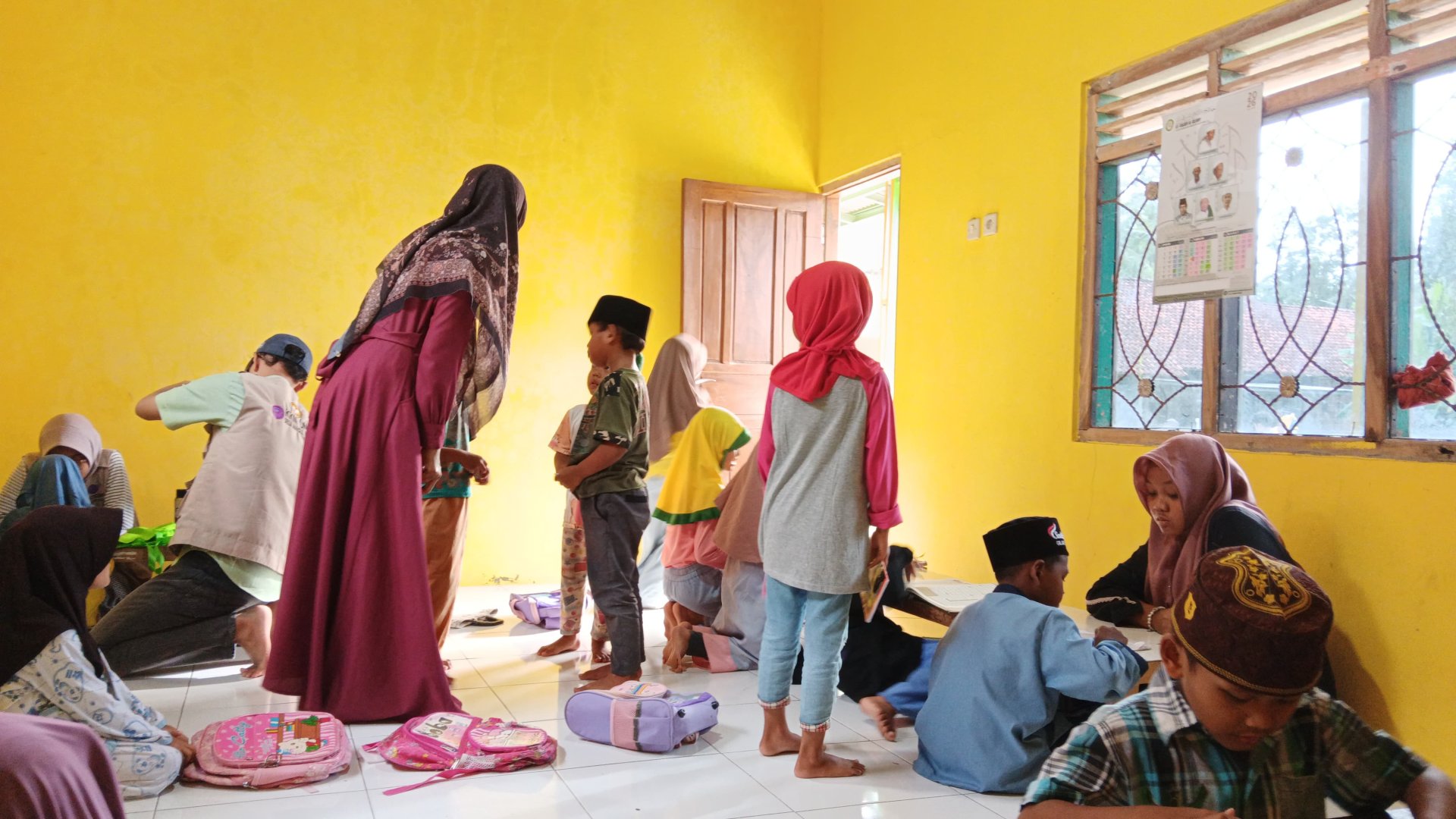 Hari ke-27: Pendampingan Pembelajaran TPQ Baitul Mu'min