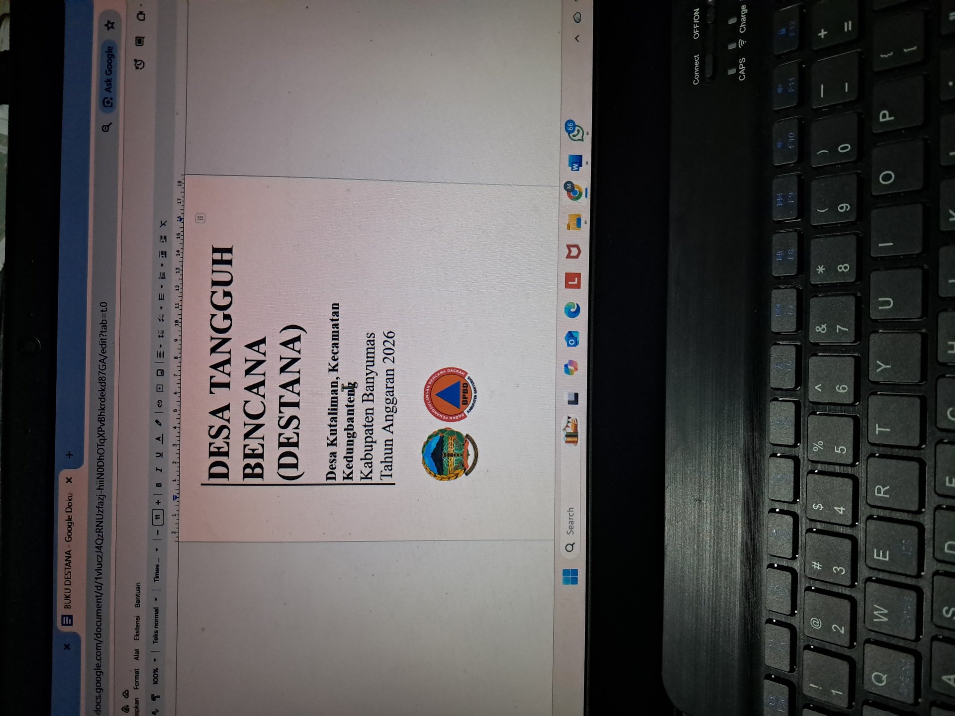 Day 27 kkn tematik desa kutaliman pembuatan destana