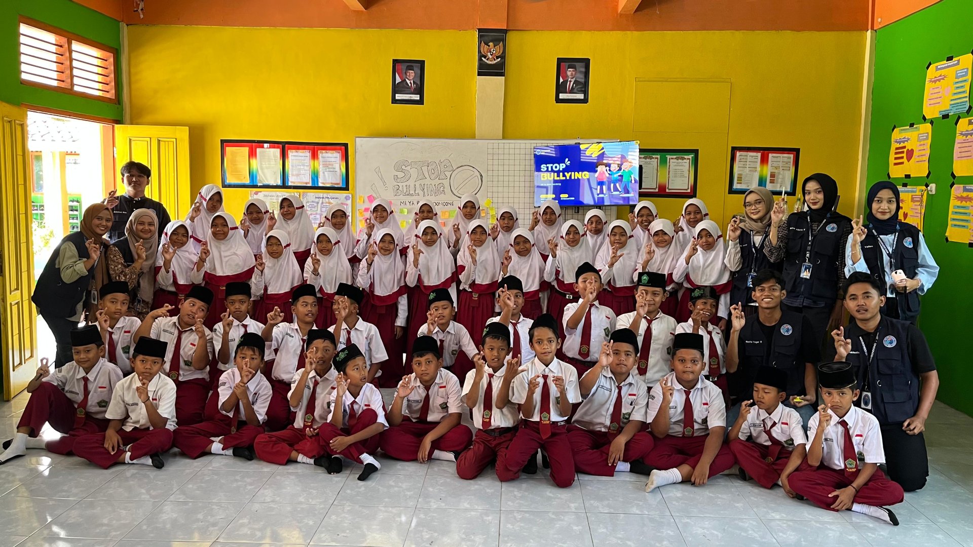 sosialisasi stop bullying dan PHBS di MII Ya Baaki