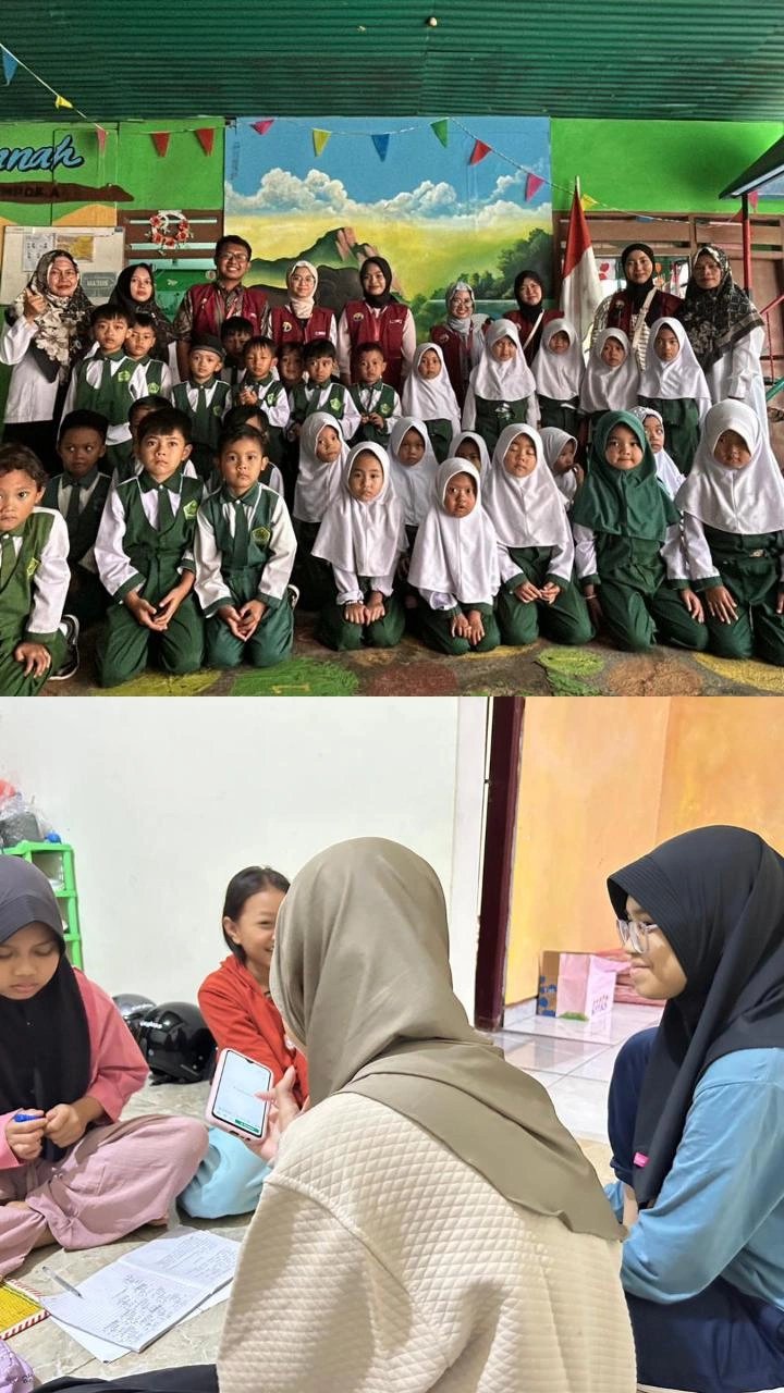 kegiatan kkn: kunjungan ke TK dan les