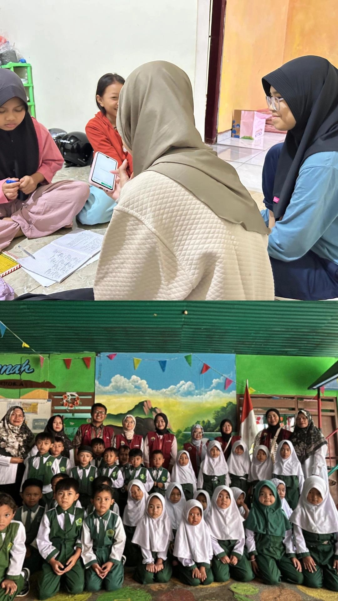 Day 27-Sosialisasi, piket balai desa, dan les