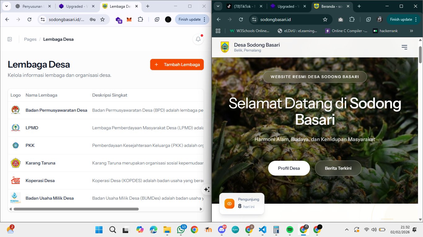 Kkn day 27 - mengisi dan melakukan optimalisasi website desa
