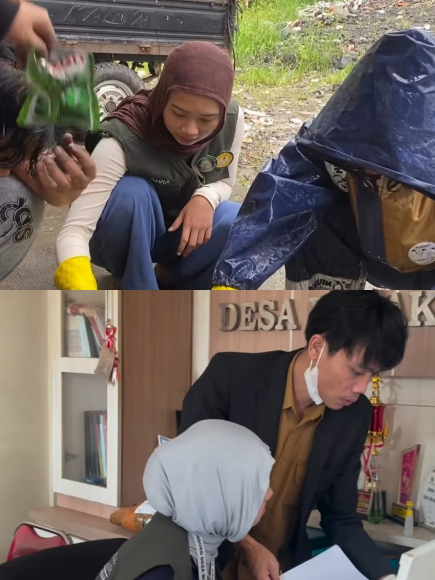 piket balai desa, dan budidaya sayuram