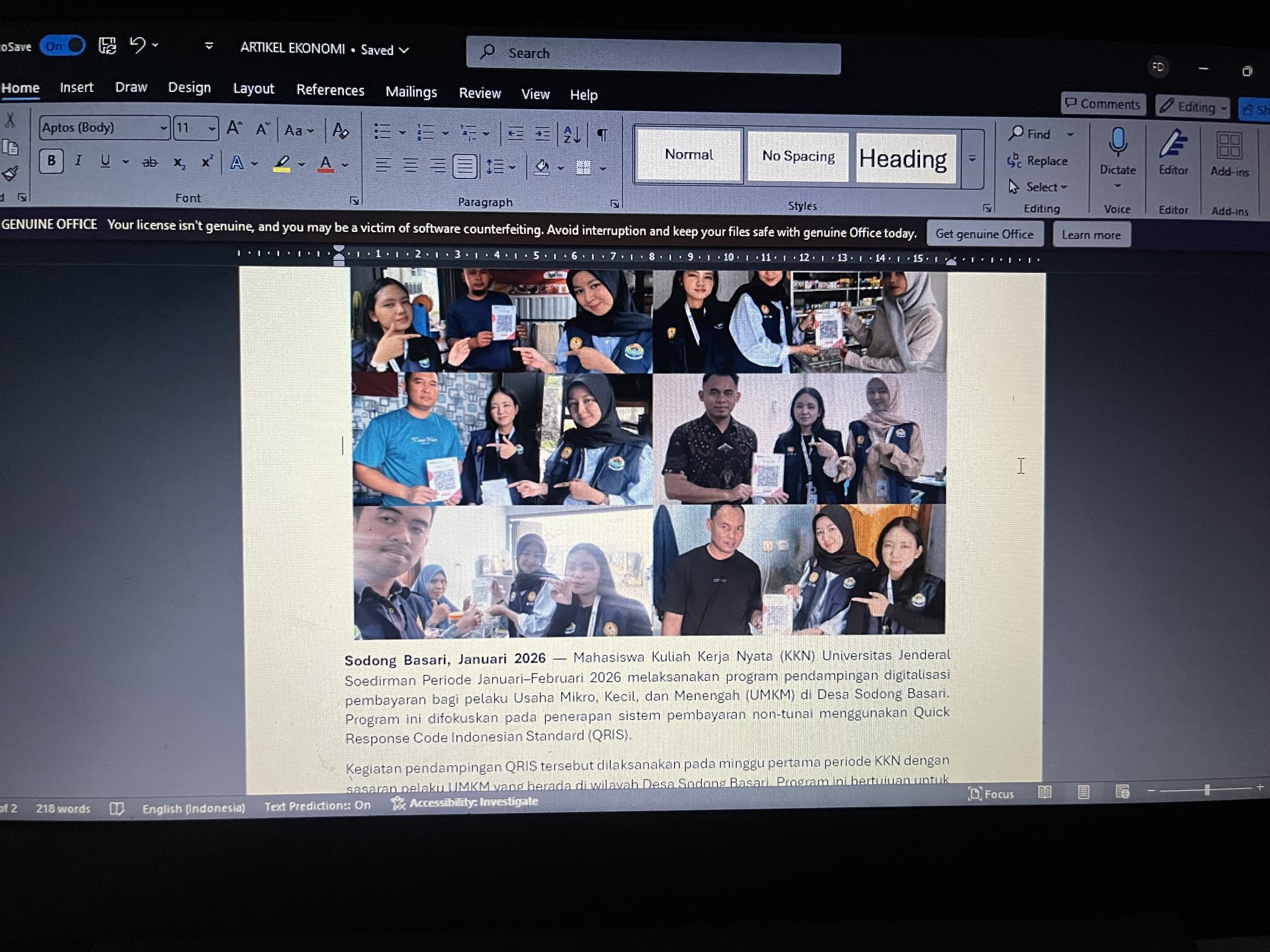 Membuat Artikel Kegiatan Untuk Website Desa