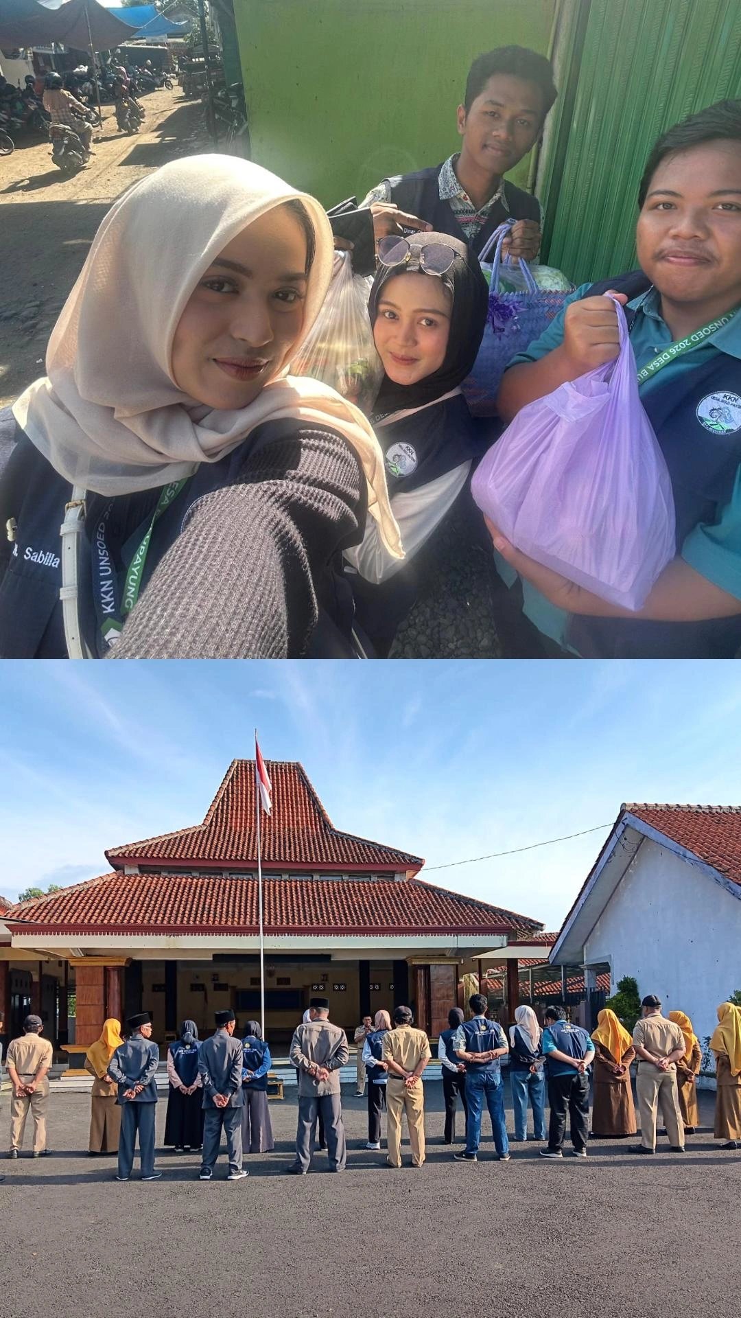 Hari 27_Apel Pagi di Balai Desa dan Belanja untuk Konsumsi di Pasar Kesugihan