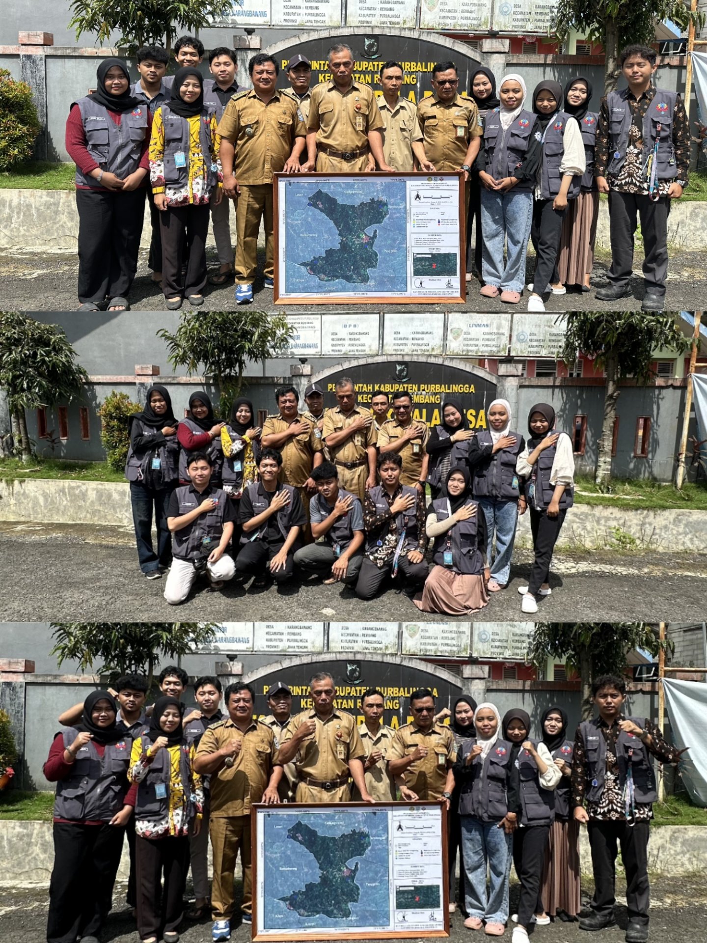 PERESMIAN PETA ADMINISTRASI DESA KARANGBAWANG