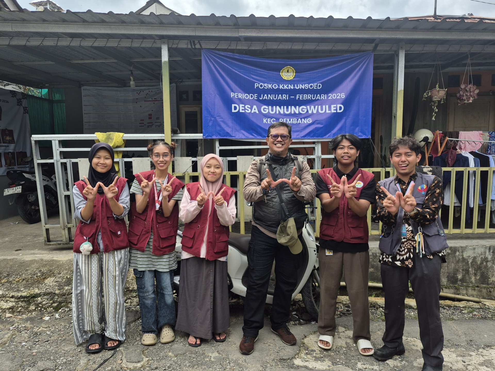 Kunjungan Korkab Ke Posko Gunungwuled