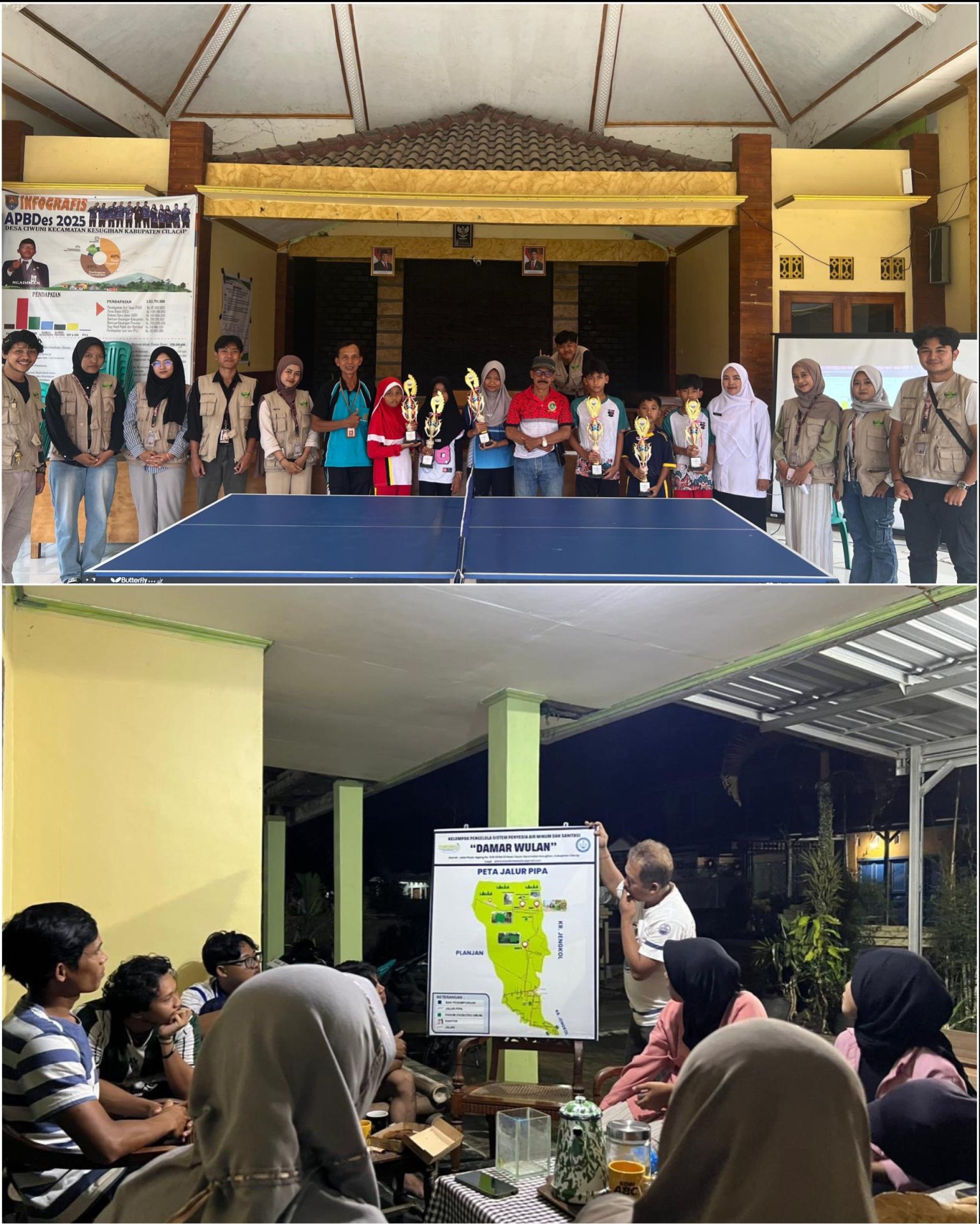 Day 27 Apel pagi rutinan Senin Balaidesa, Perlombaan Tenis Meja Antar SD/MI, Pembuatan Artikel Bersama Narasumber PAMSIMAS