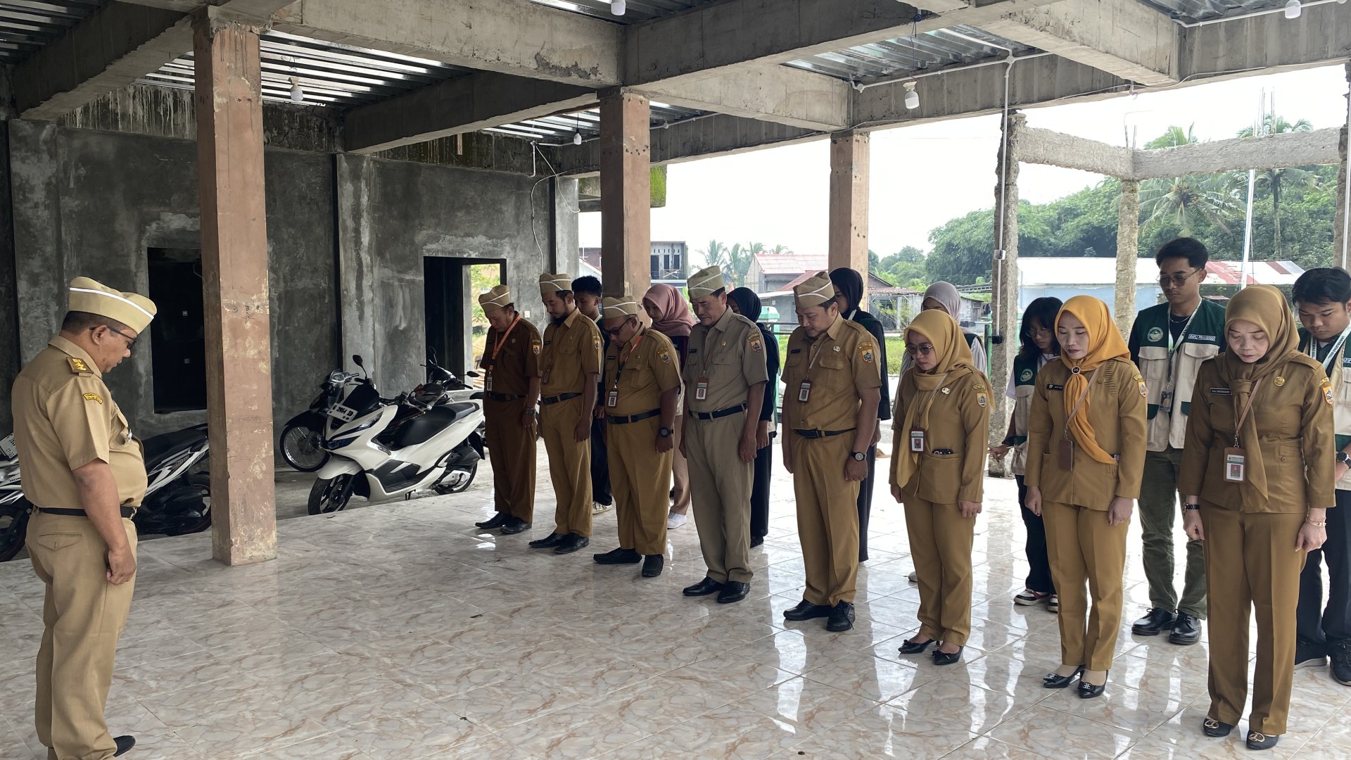 apel pagi bersama perangkat desa