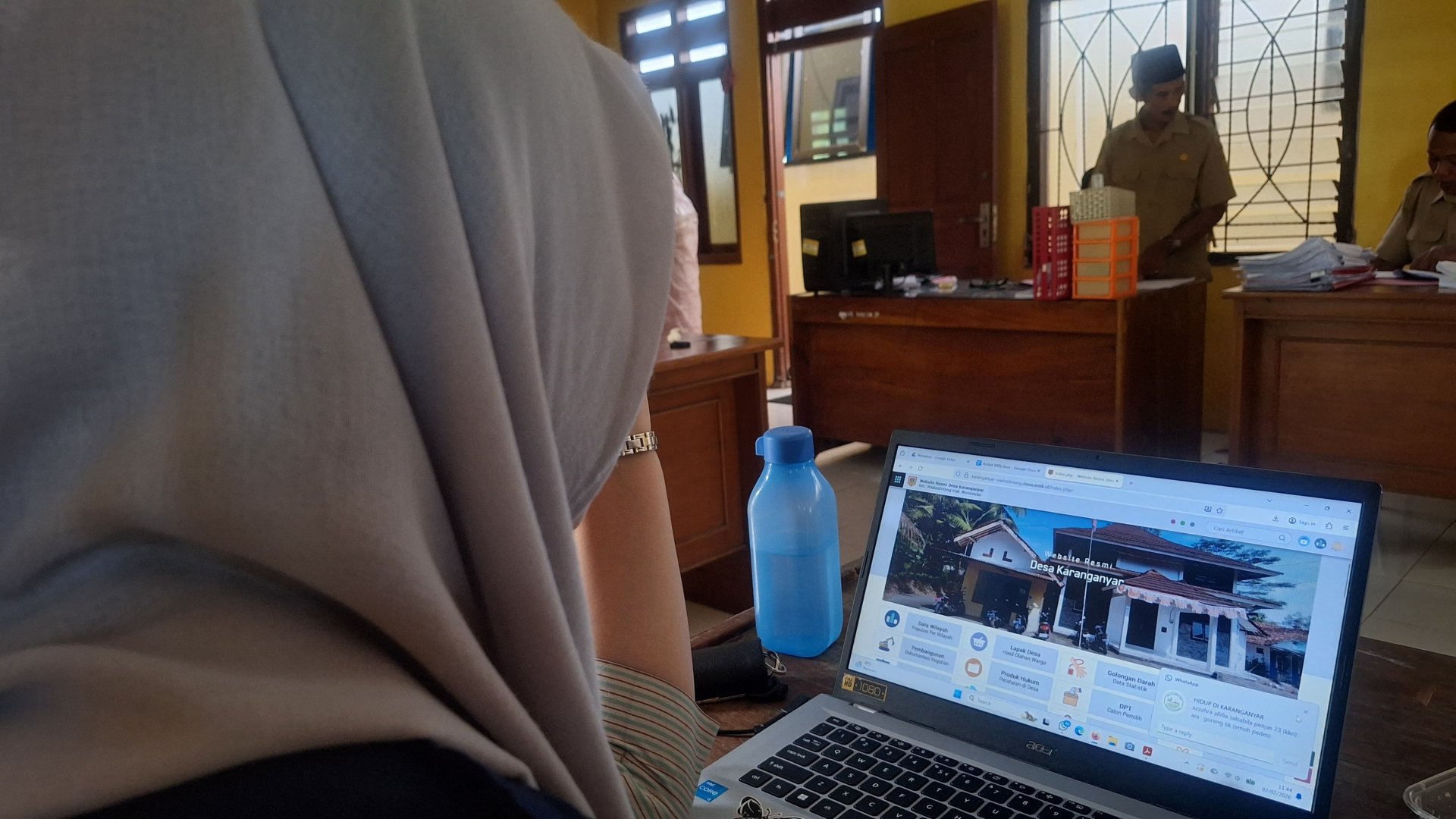 Kegiatan hari ke-27 KKN di Desa Karanganyar Kecamatan Wadaslintang Kabupaten Wonosobo