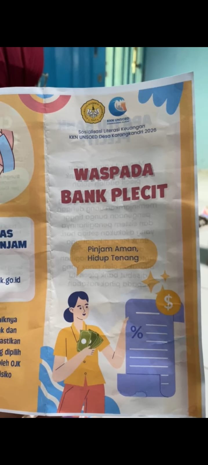 Sosialisasi Literasi Keuangan: Waspada Bank Plecit