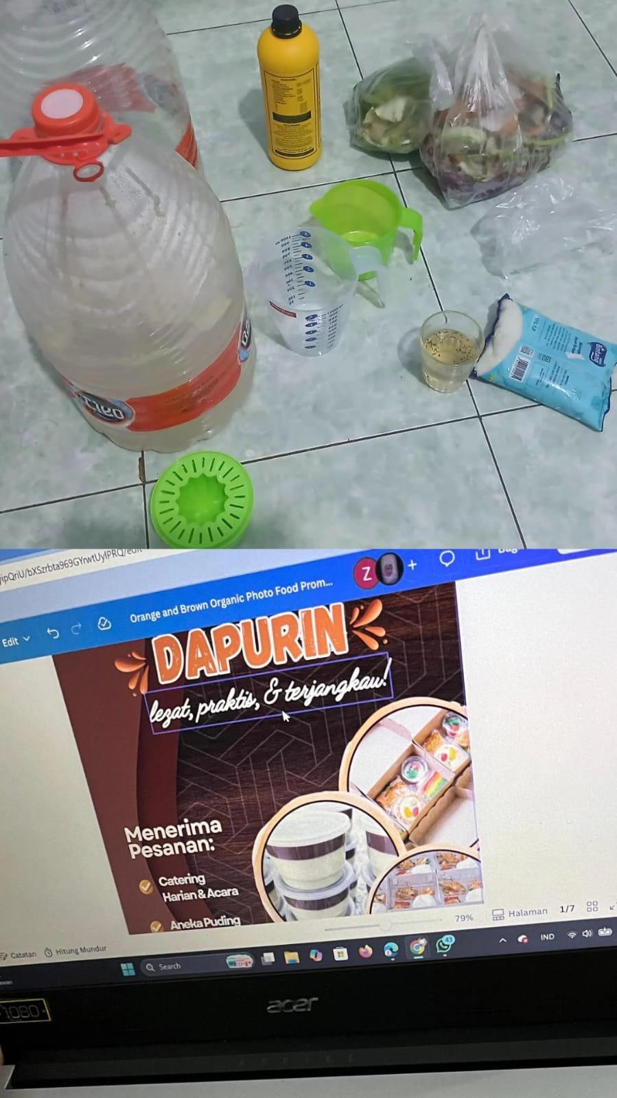 Persiapan Program Kerja Bidang Lingkungan dan Penyusunan Pamflet UMKM