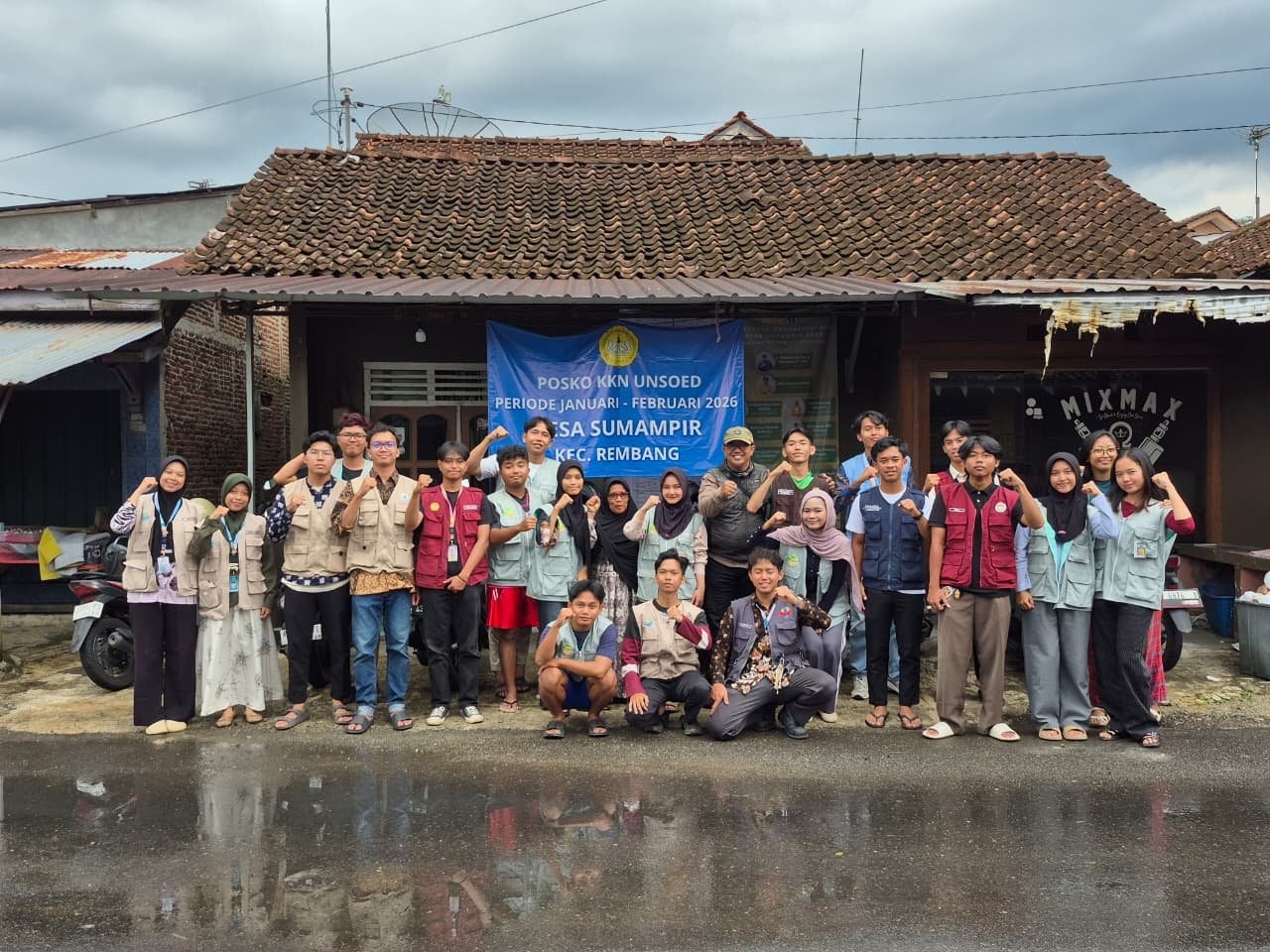 Mahasiswa KKN Desa Sumampir Periode Jan-Feb 2026 Kunjungan oleh Dosen Pembimbing Lapangan.