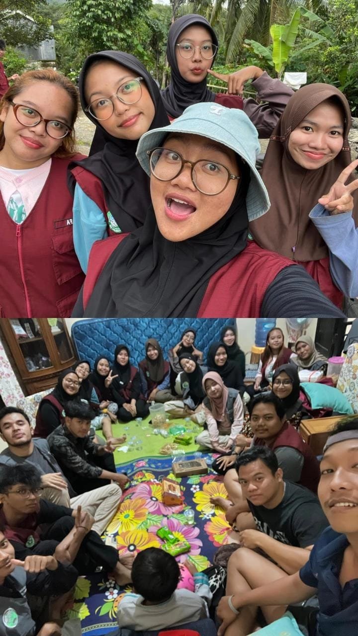 Pengambilan Video Profil Desa Badak dan Silaturahmi ke Posko Tim KKN Desa Danasari - Day 24